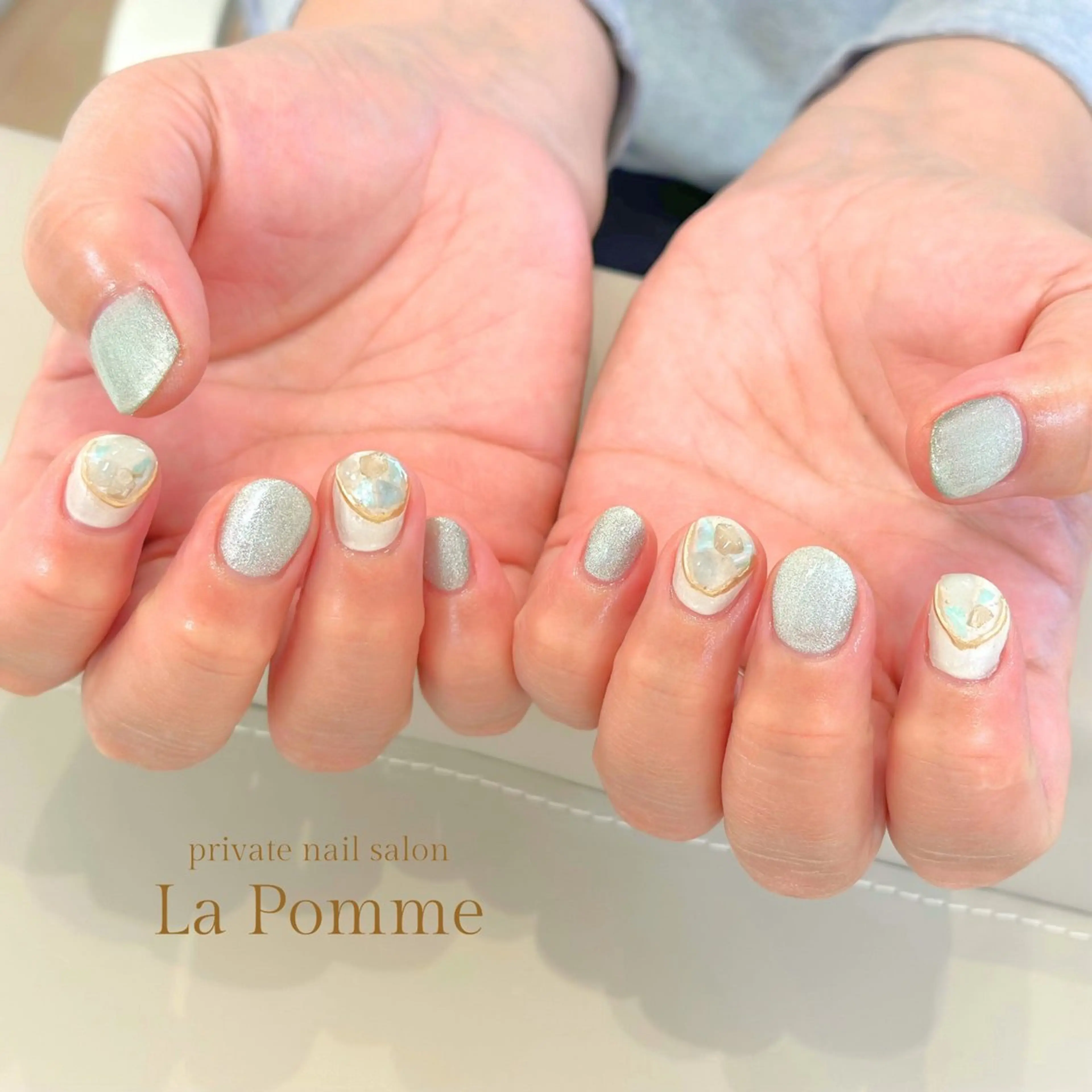 ネイル ハンドネイル nail salon La Pommeのネイルデザイン