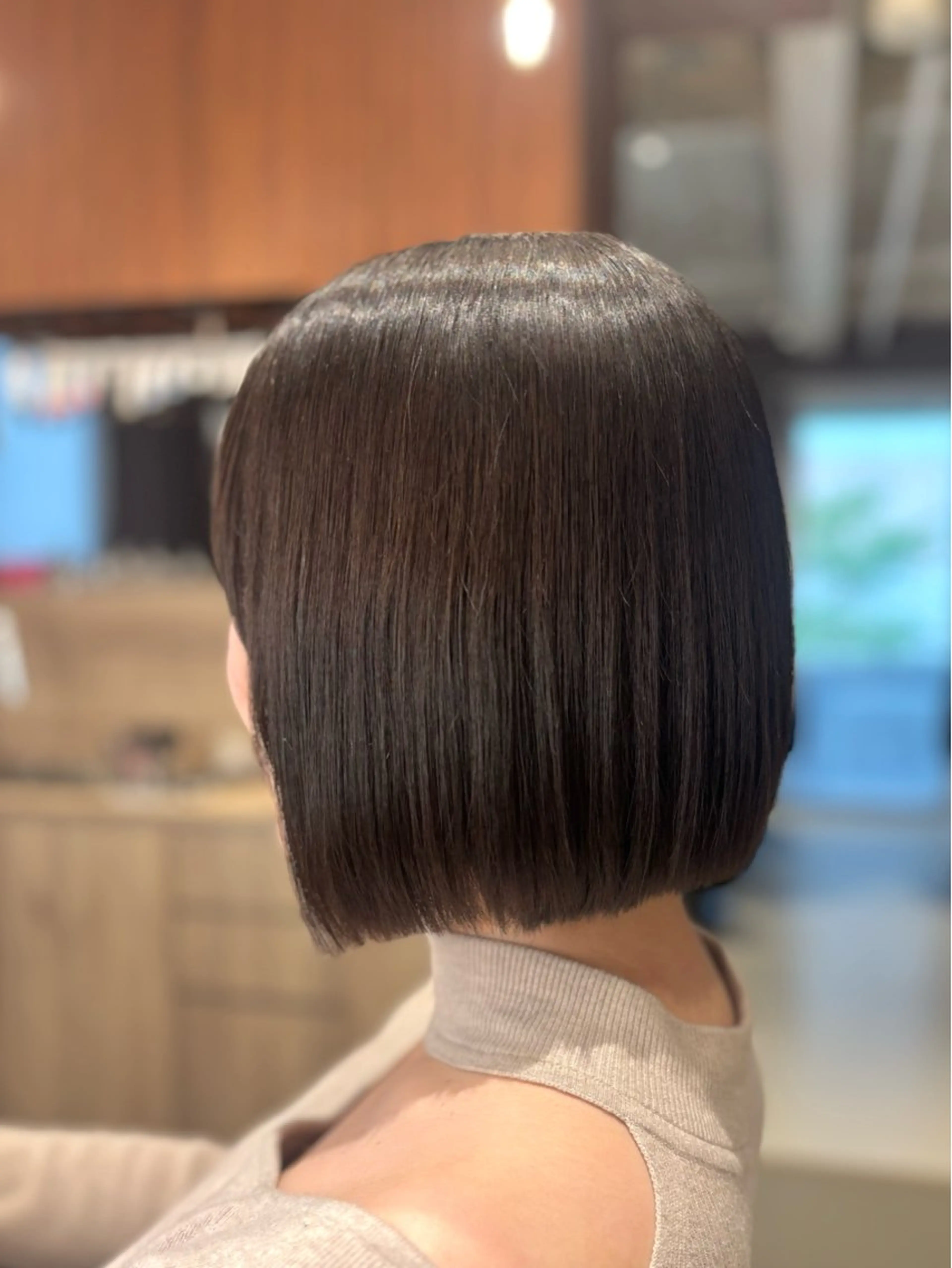 ミディアム ボブ カット トリートメント ボブ/レイヤー/暖色 カラー/dai🌿のヘアスタイル
