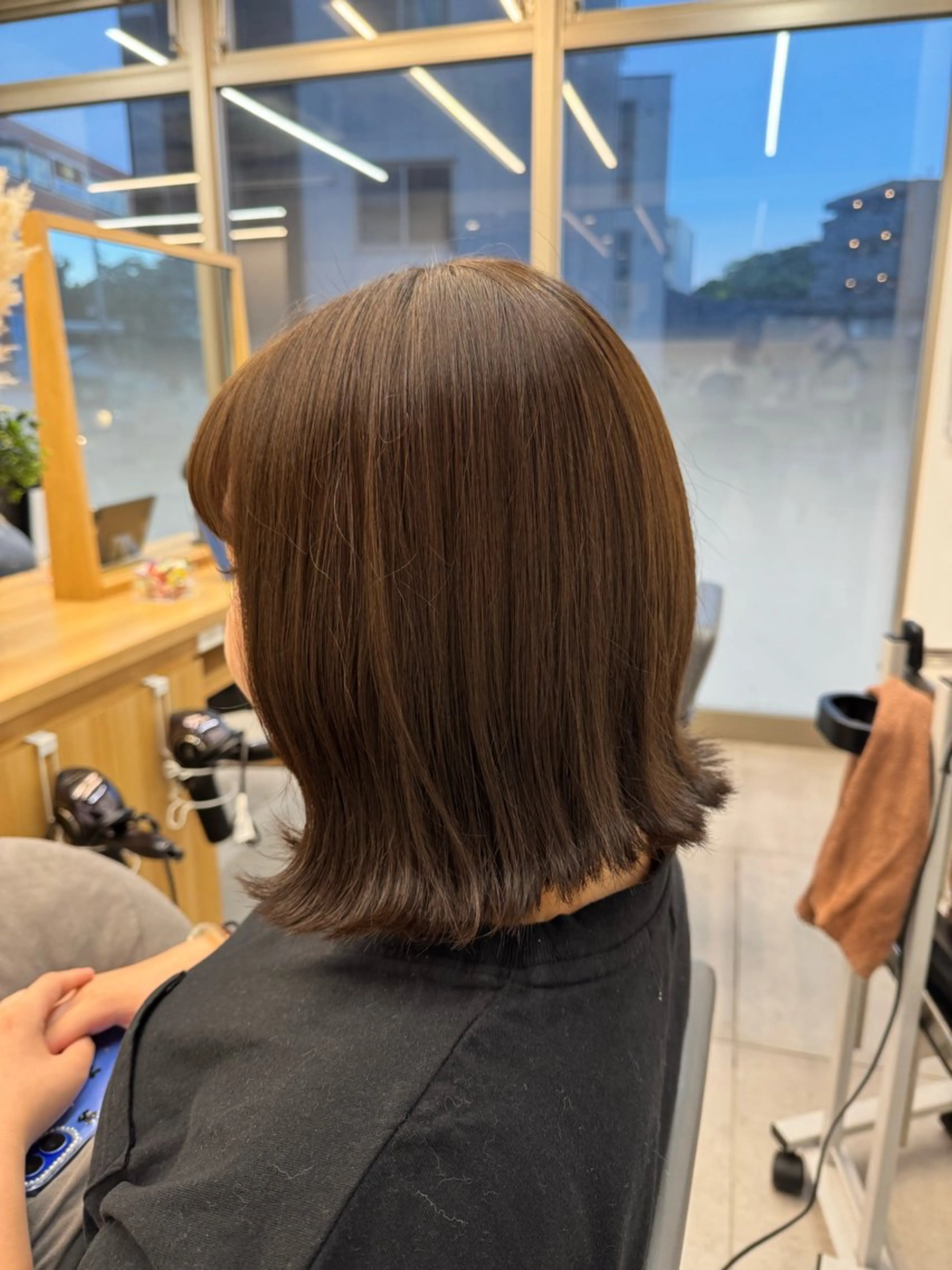 カラー うるツヤカラー💖 なるみももかのヘアスタイル