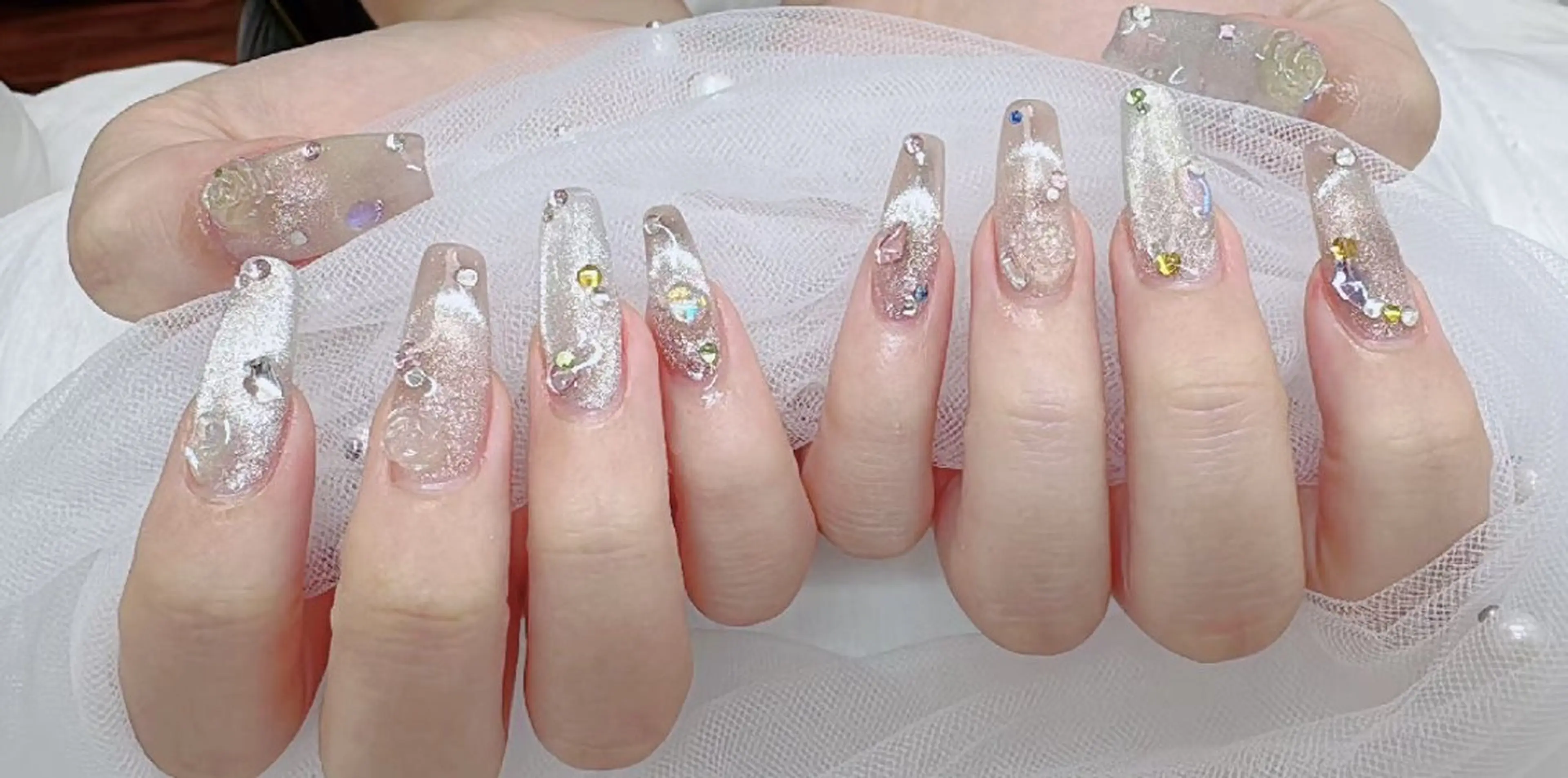 ネイル フットネイル フレンチネイル ジェルネイル ガラスフレンチ 韓国ネイル ハンドネイル ハンドケア The  Nail 新大久保店のその他イメージ