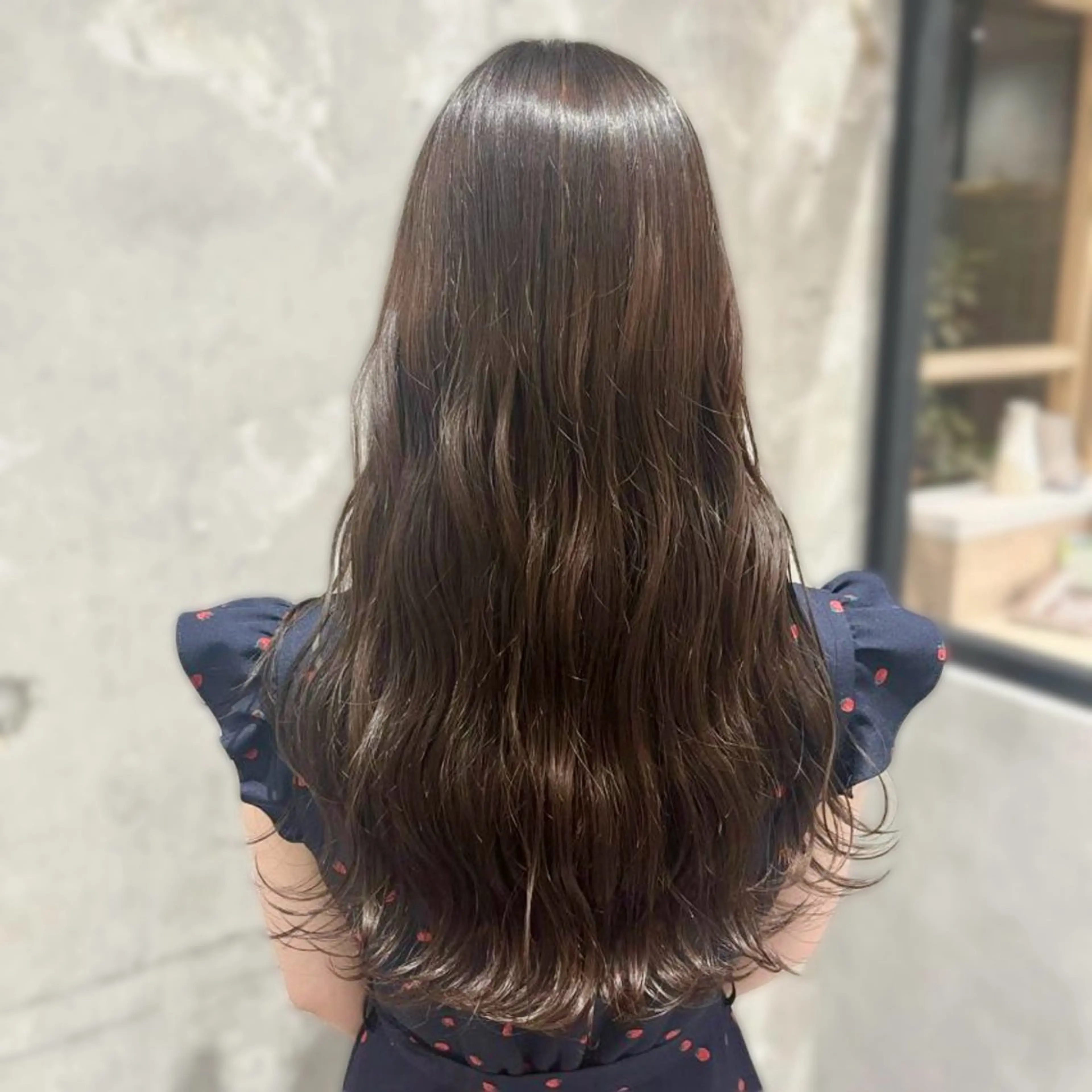 ロング カラー アッシュ アッシュグレー アッシュグレージュ グレージュ ヘアカラー 🎀ayuka🎀/ 艶カラー/ショートのヘアスタイル