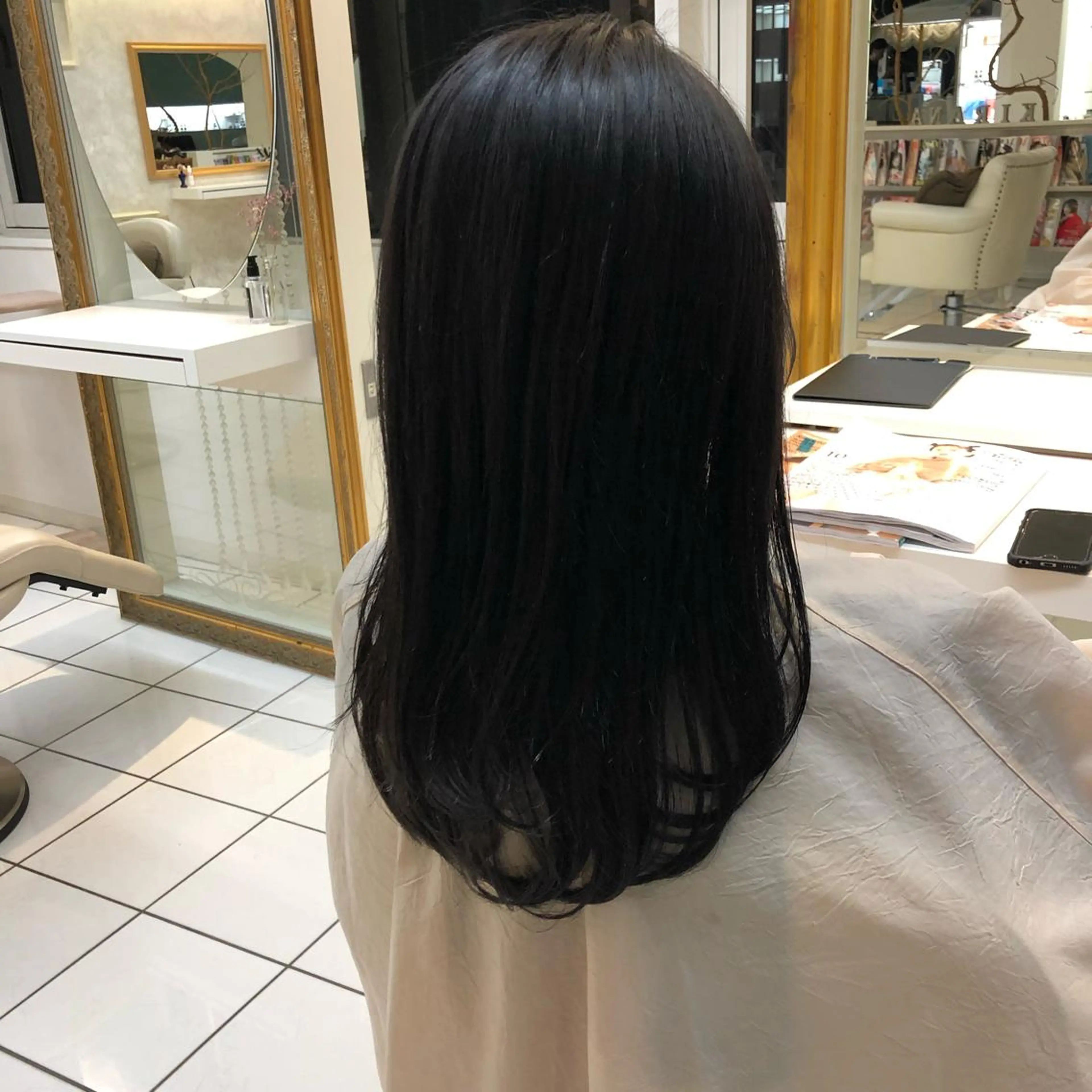 セミロング カット ヘアカラー トリートメント [仙台髪質改善]小原 弘之のヘアスタイル