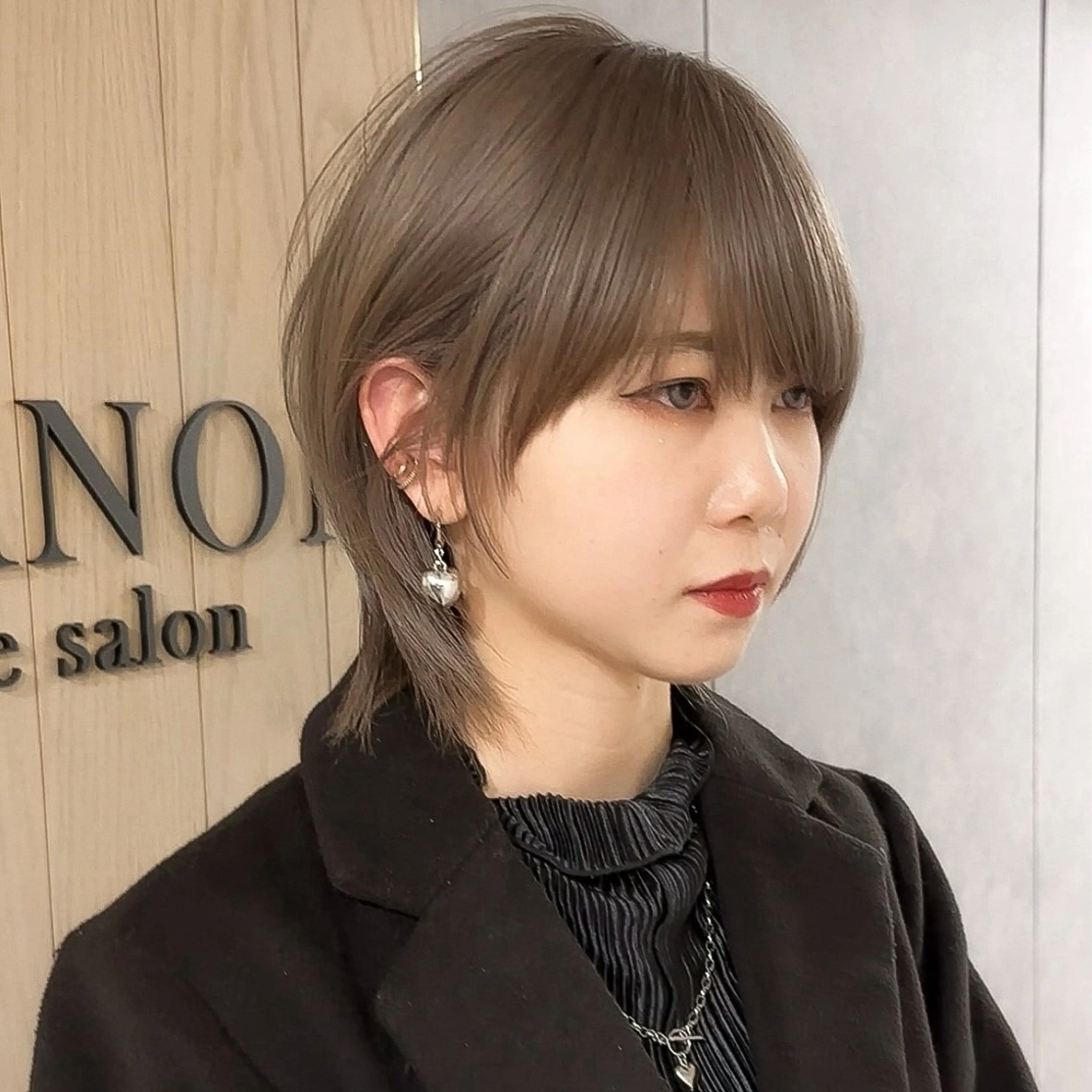 ショート カラー ウルフカット カット ヘアカラー ショートオタク ❣️Genkiのヘアスタイル