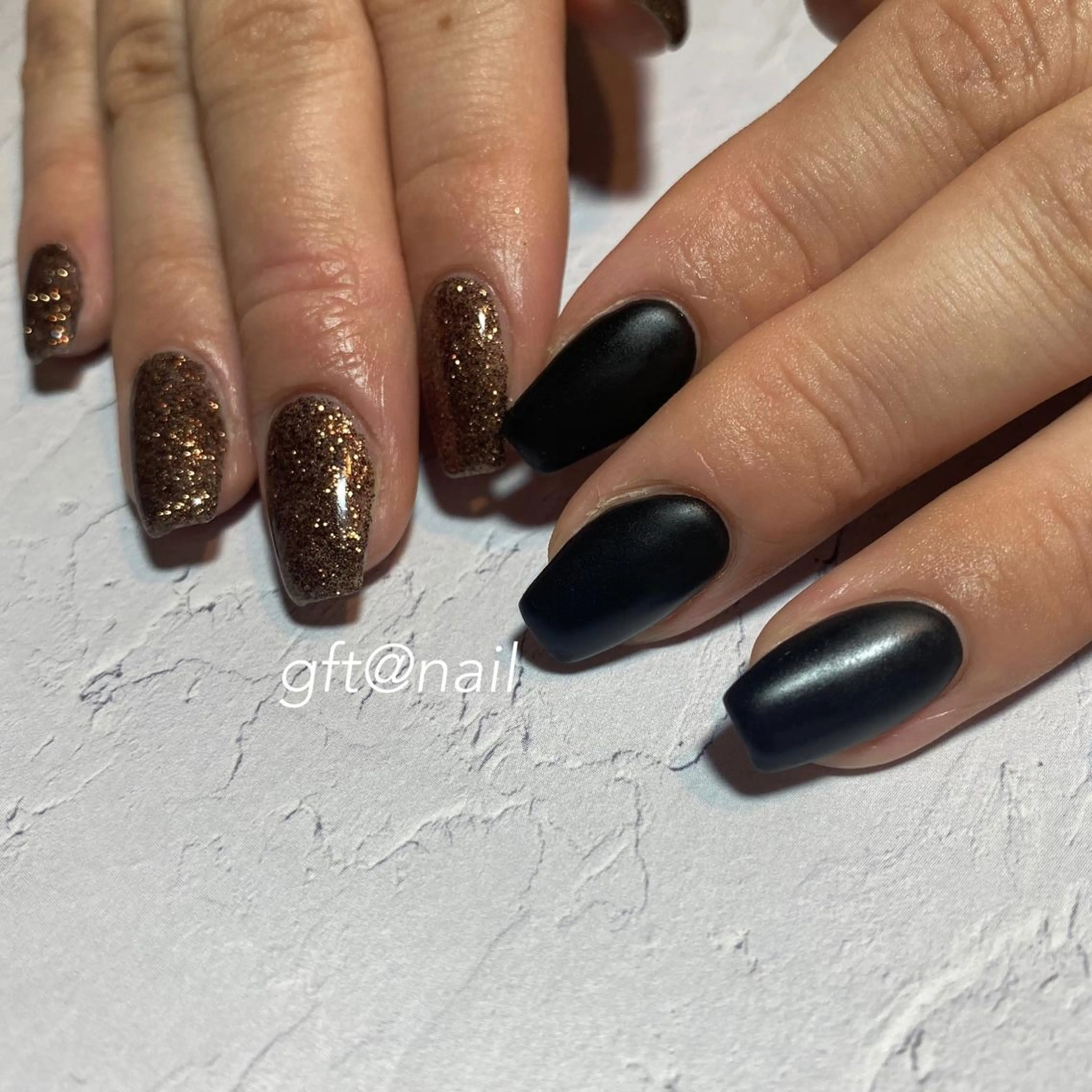 ネイル ラメ(グリッター) ワンカラーネイル ハンドネイル etorca nailのネイルデザイン