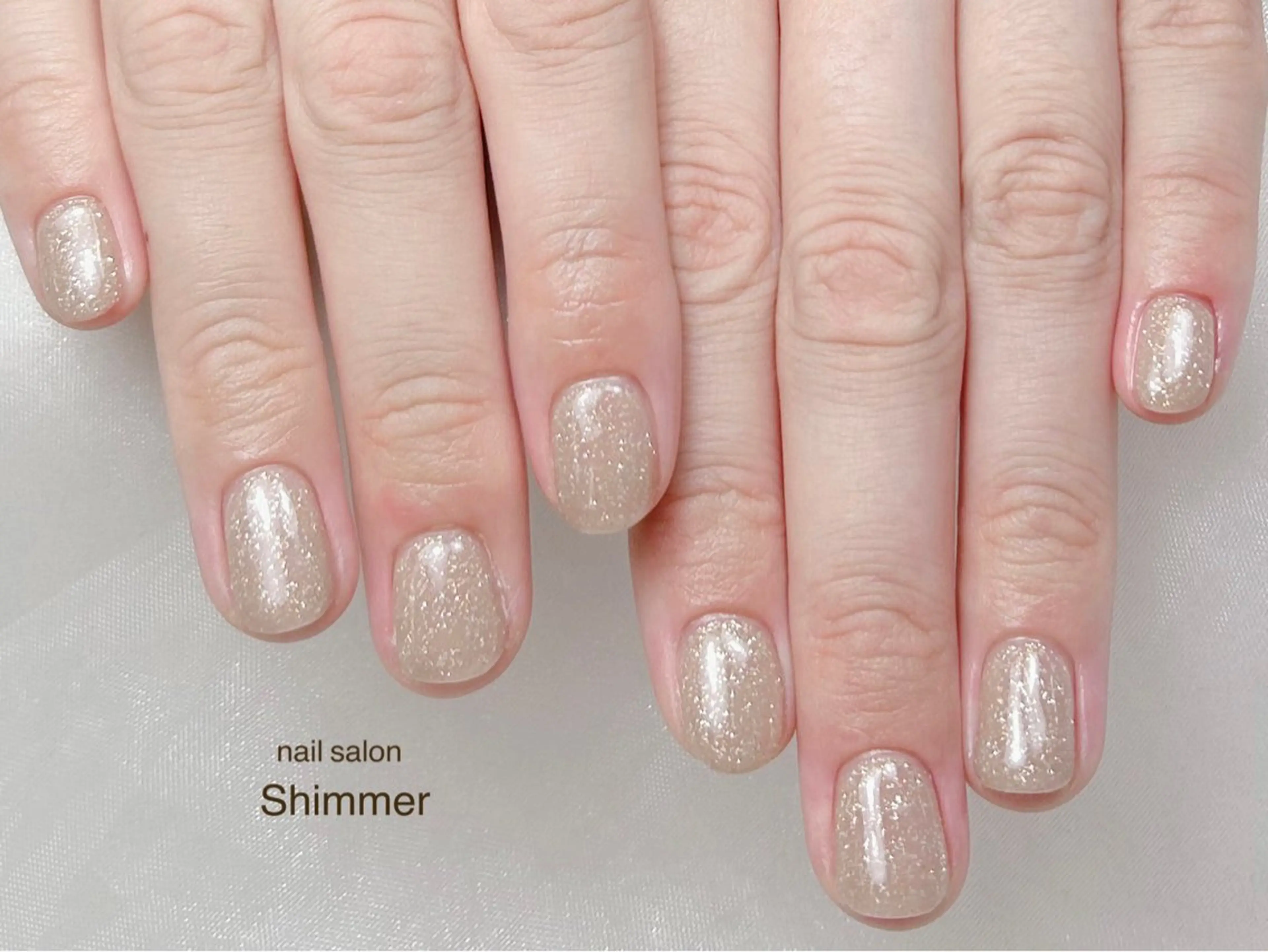 ネイル ハンドネイル Shimmer Risaのネイルデザイン