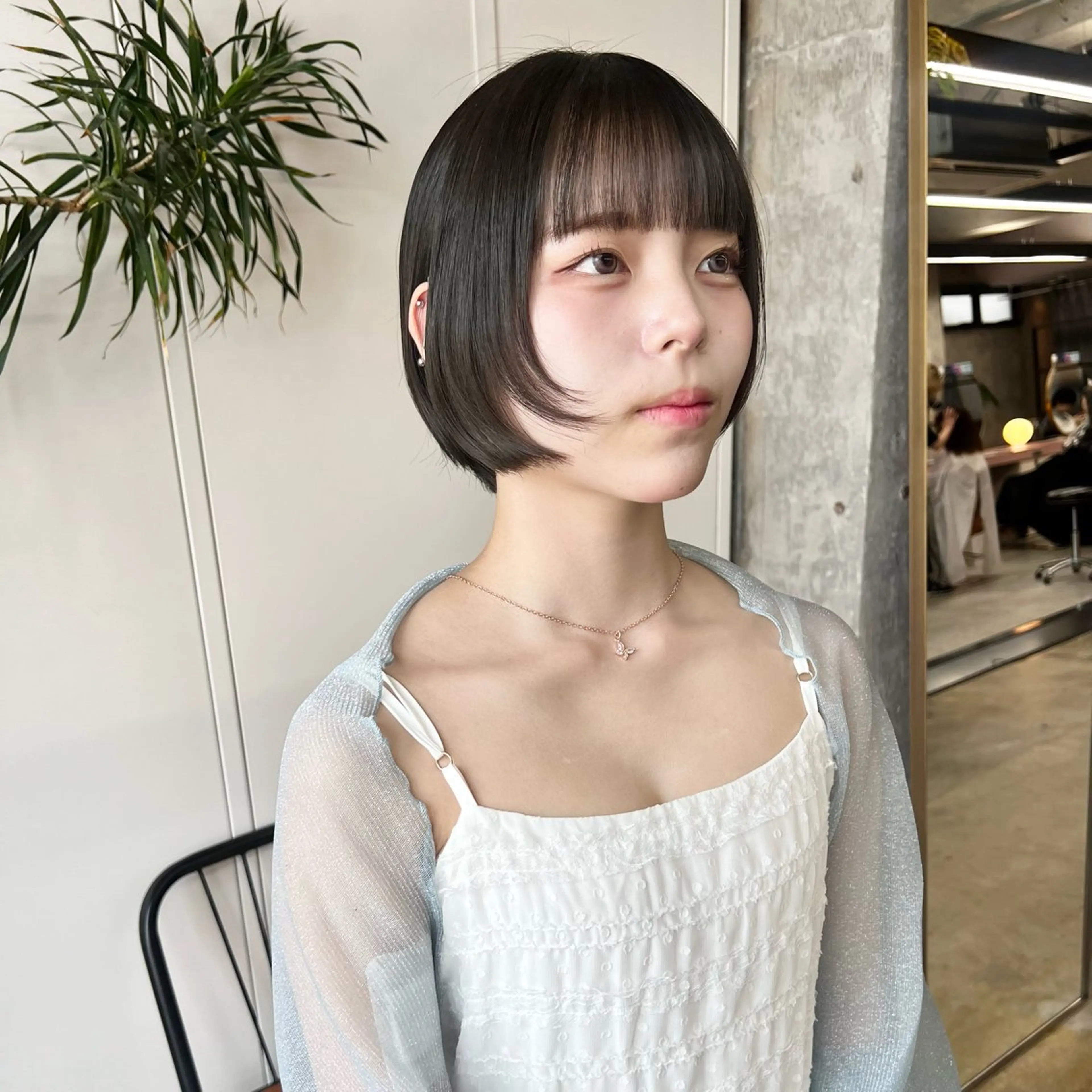 ショート ボブ カット 韓国 /男女🆗 細江　美紅のヘアスタイル