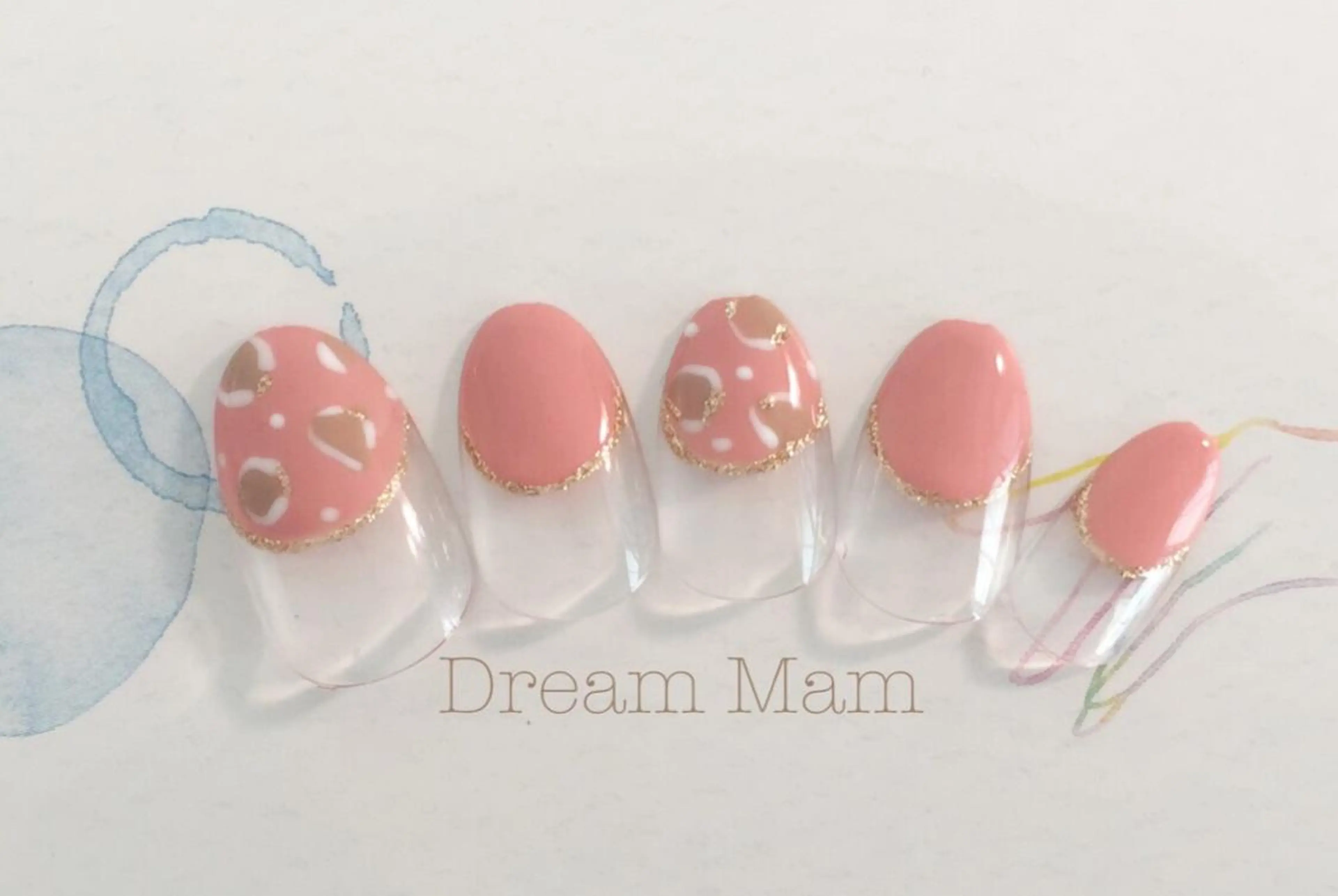 ネイル アニマル柄 フレンチネイル ハンドネイル Nail Salon Ｄream Mamのネイルデザイン