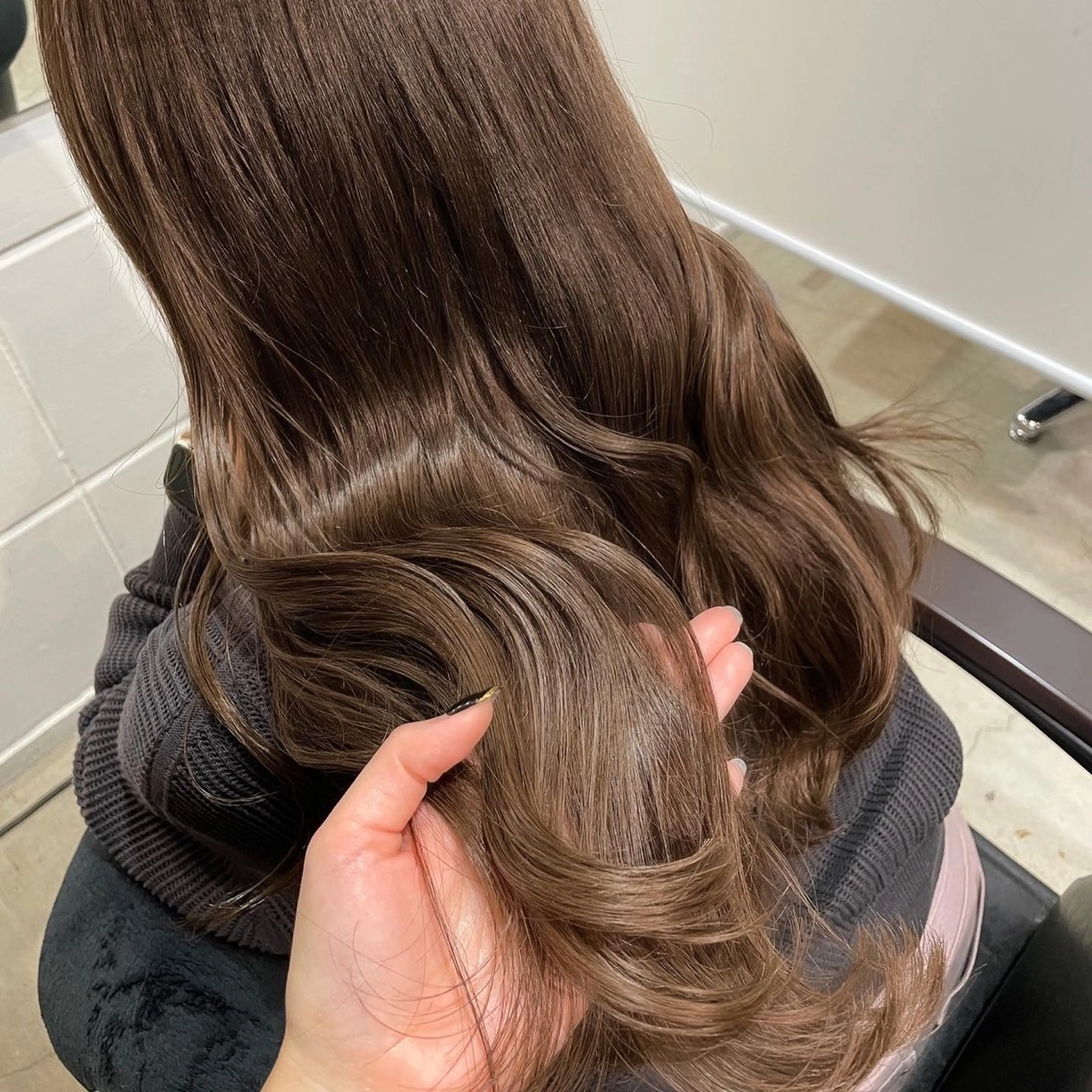 ロング カラー 似合わせモテヘア Akari🦢🖤のヘアスタイル
