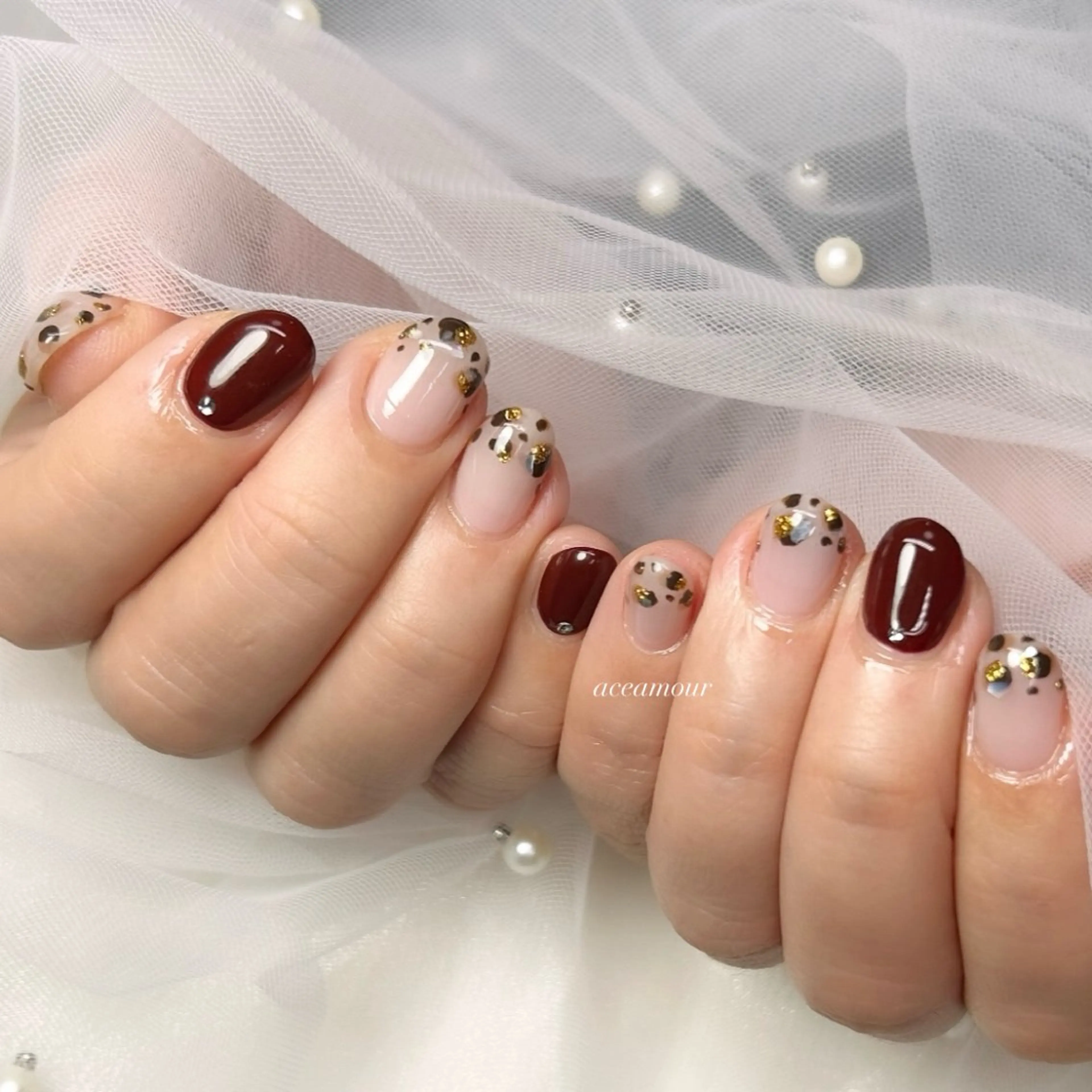 ネイル ハンドネイル ネイル/耳つぼ /新ホワイトニングのネイルデザイン