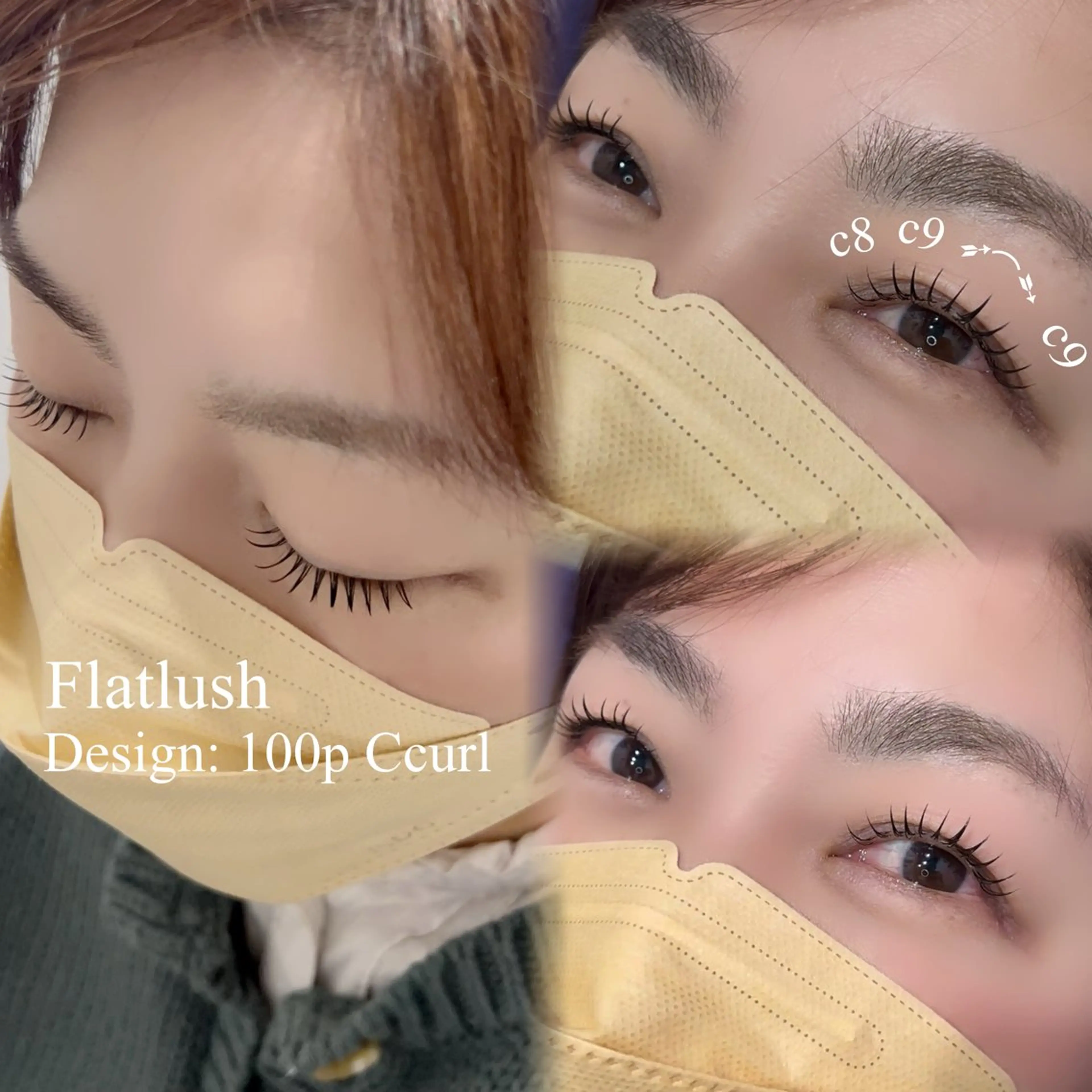 マツエク・マツパ ナチュラル Chula 枚方店所属・上山 奏琴のマツエク・マツパデザイン