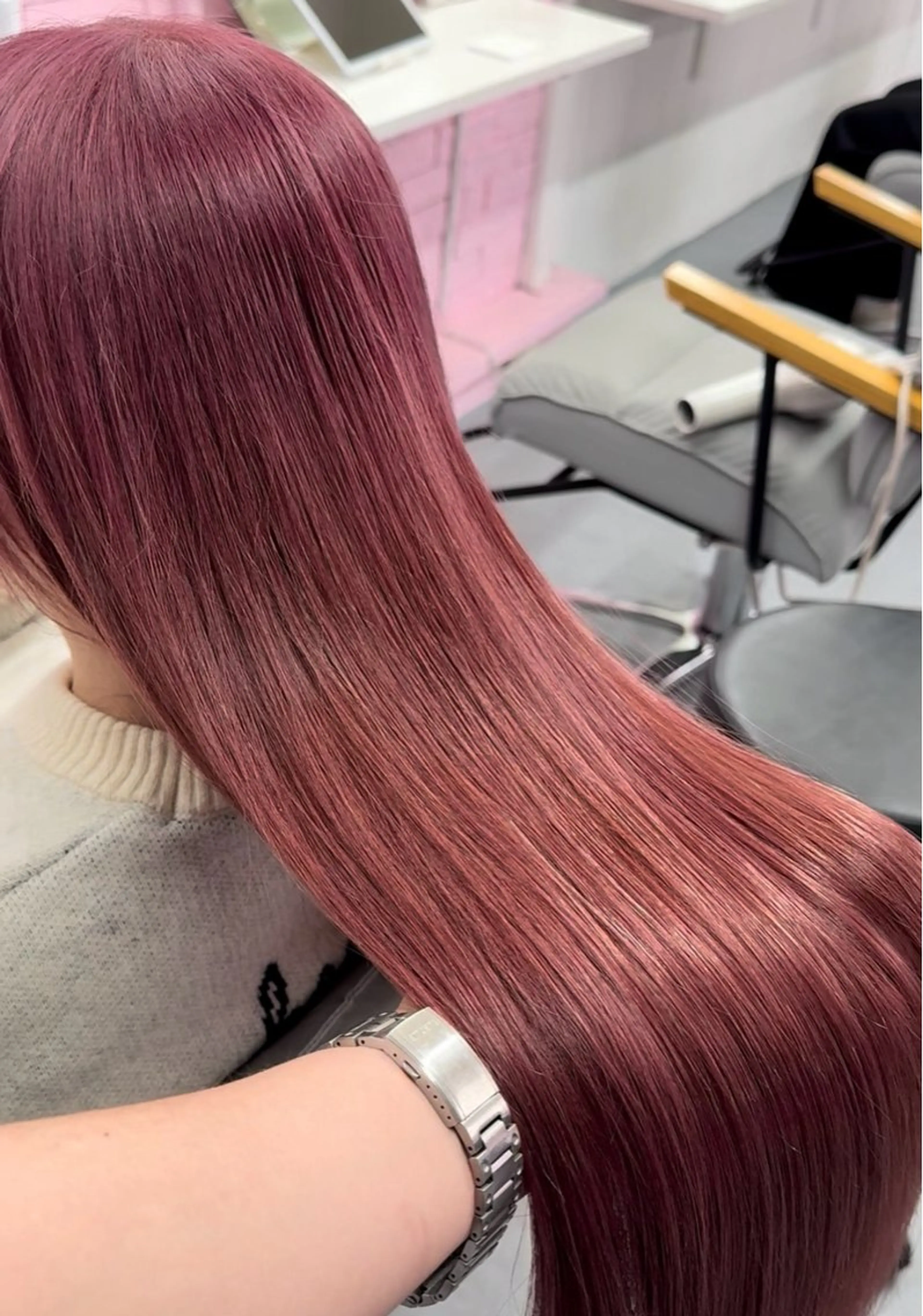ロング カット ヘアカラー トリートメント 【初回限定】 柏 早坂ケースケのヘアスタイル