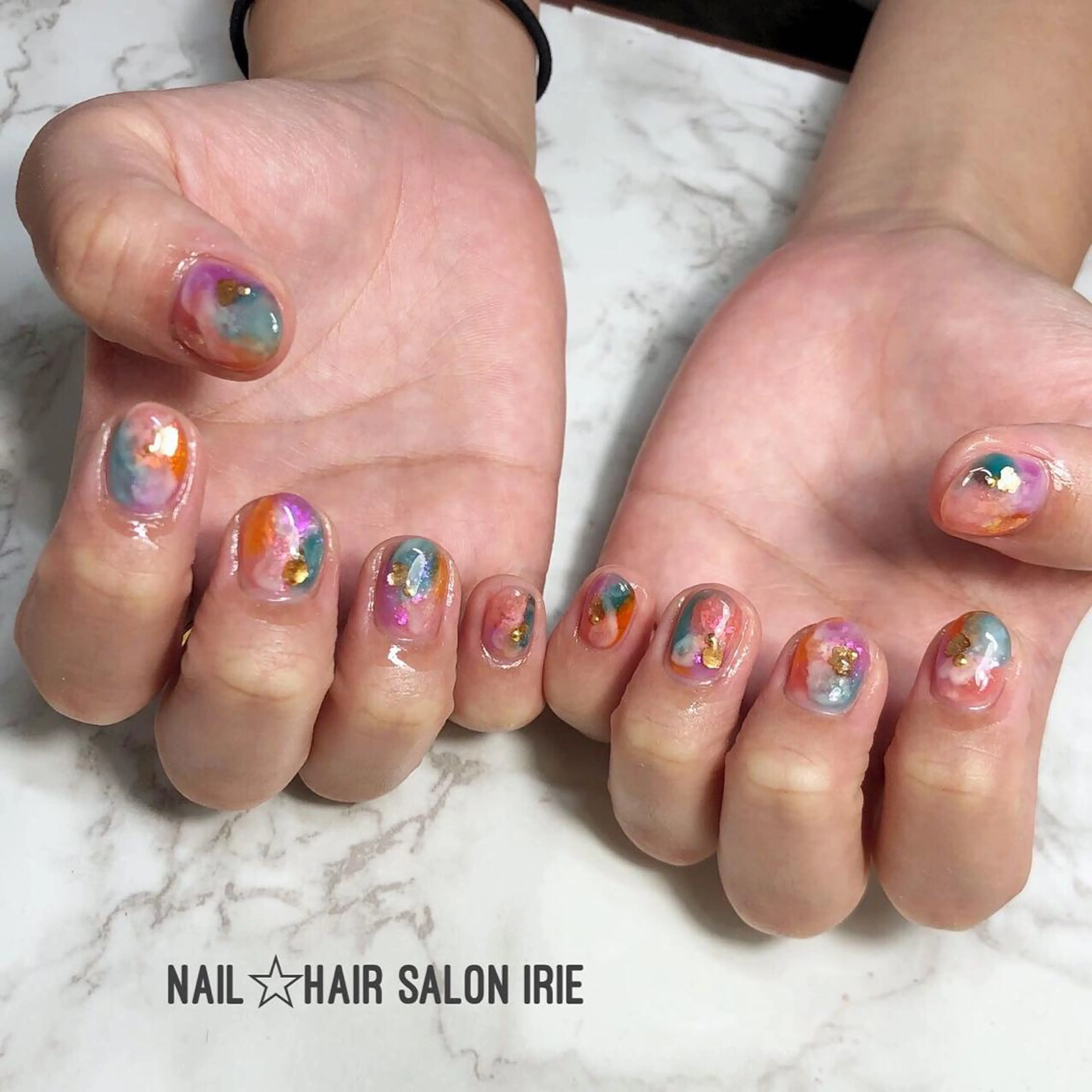ネイル ハンドネイル Hair salon Irie所属・與儀 知佳のネイルデザイン
