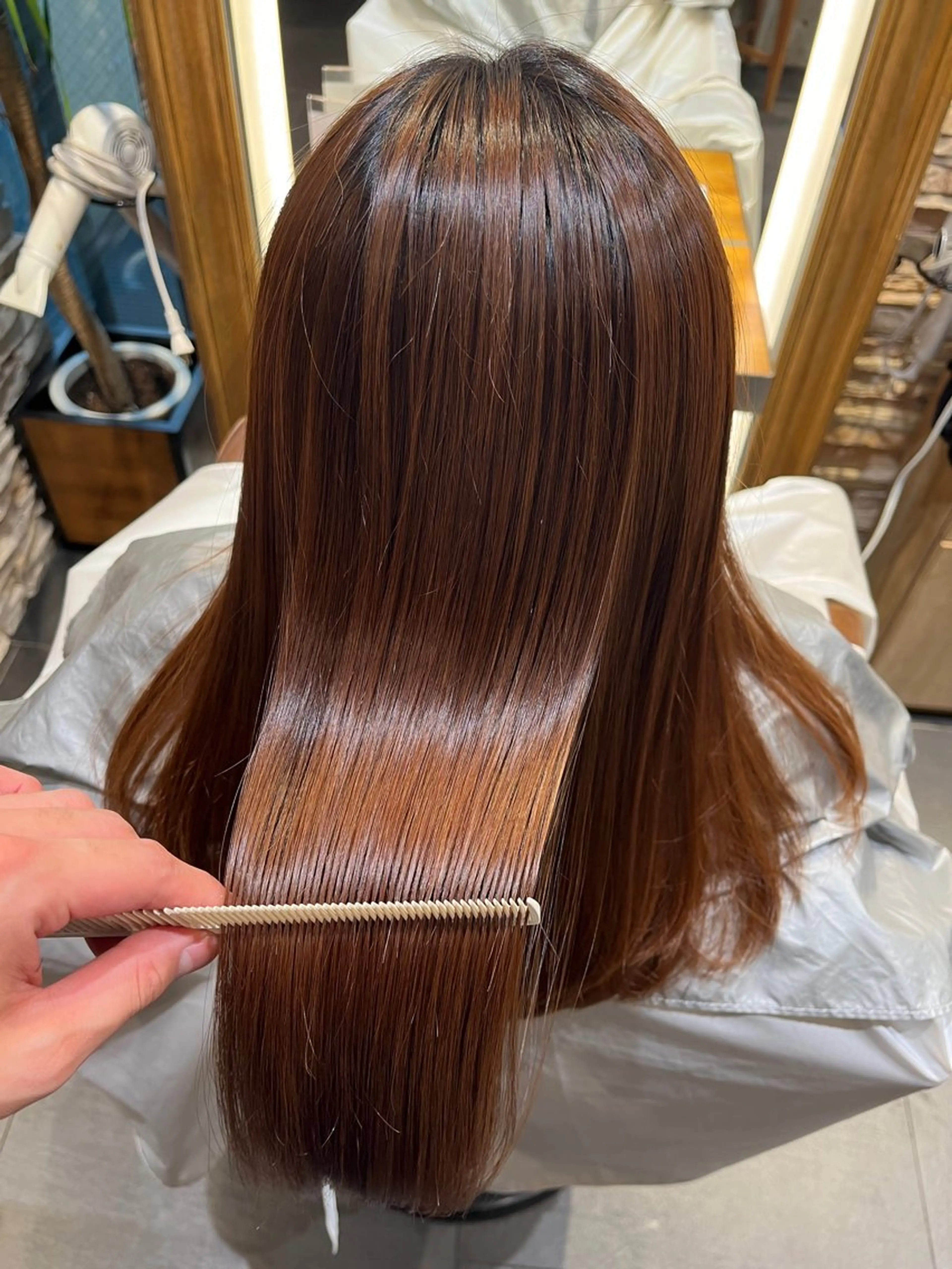 ロング トリートメント 酸熱トリートメント ミンクス銀座店所属・MINX 外山 海成/銀座のヘアスタイル