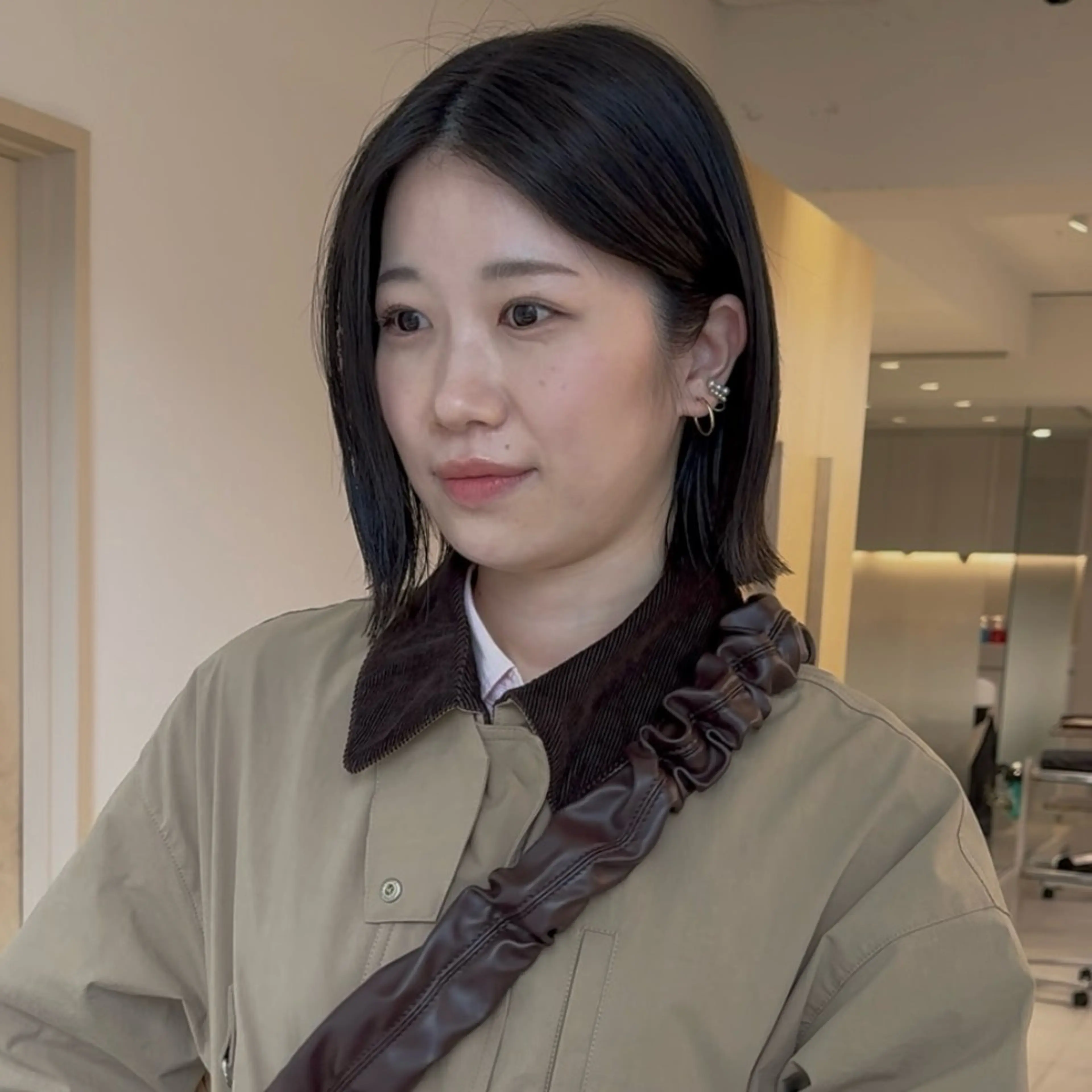 ミディアム カラー カット ヘアカラー トリートメント noa/ 渋谷のヘアスタイル