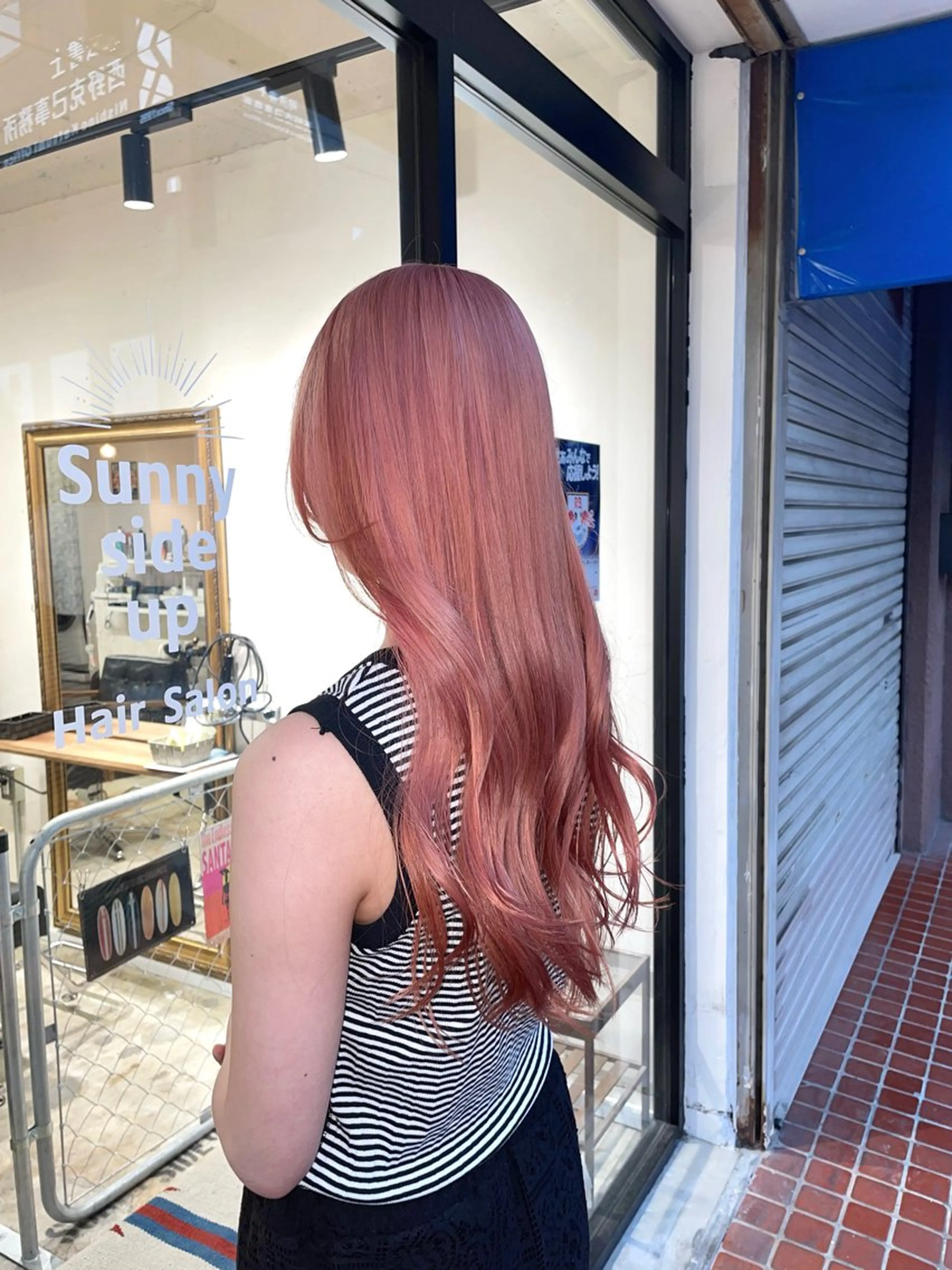 ロング カラー カット ヘアカラー トリートメント 飯島朋香 オリーブベージュ🌿のヘアスタイル