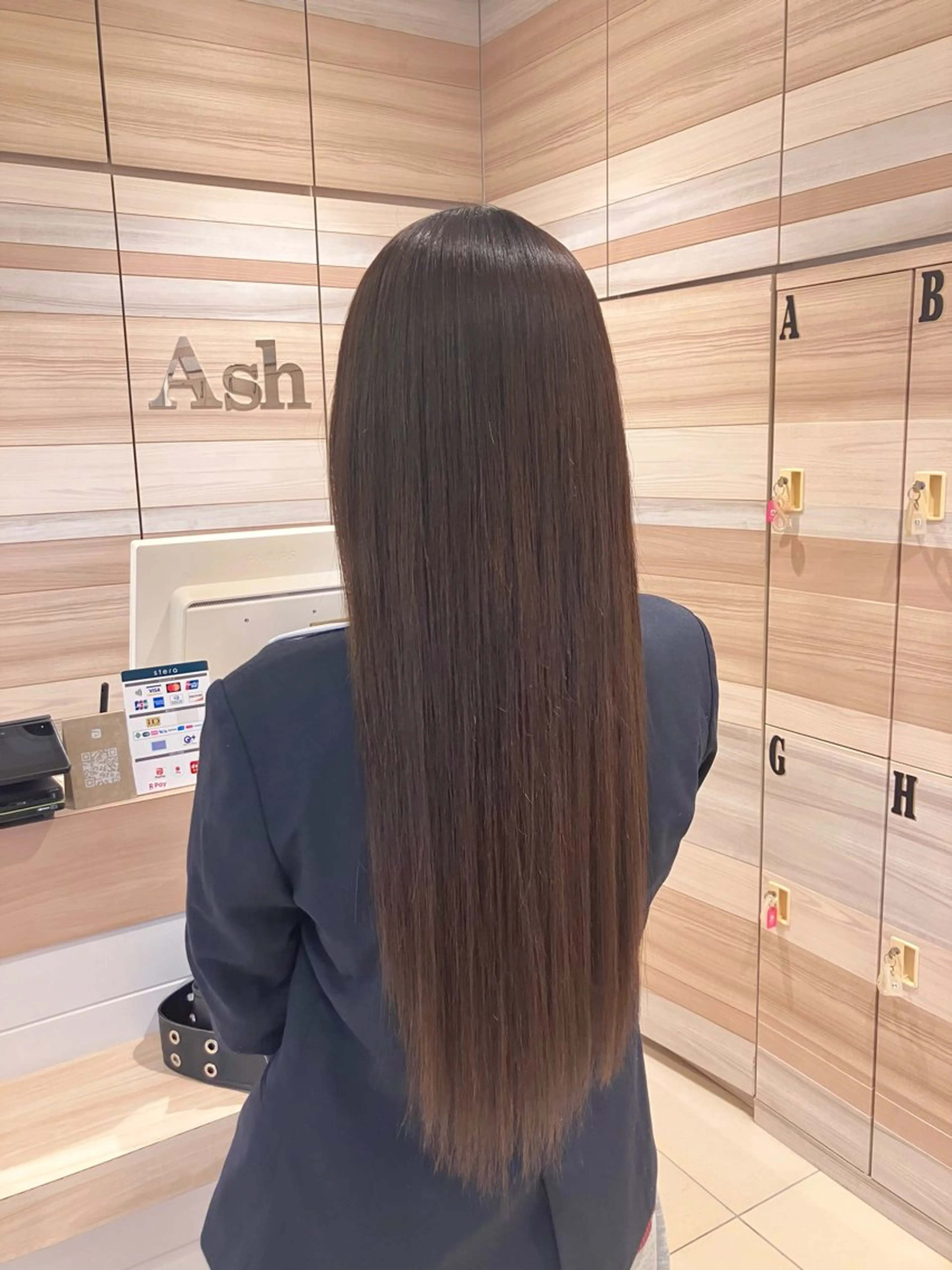 ロング 縮毛矯正 縮毛矯正 モデル様募集中🍏✨ Ash_Manamiのヘアスタイル