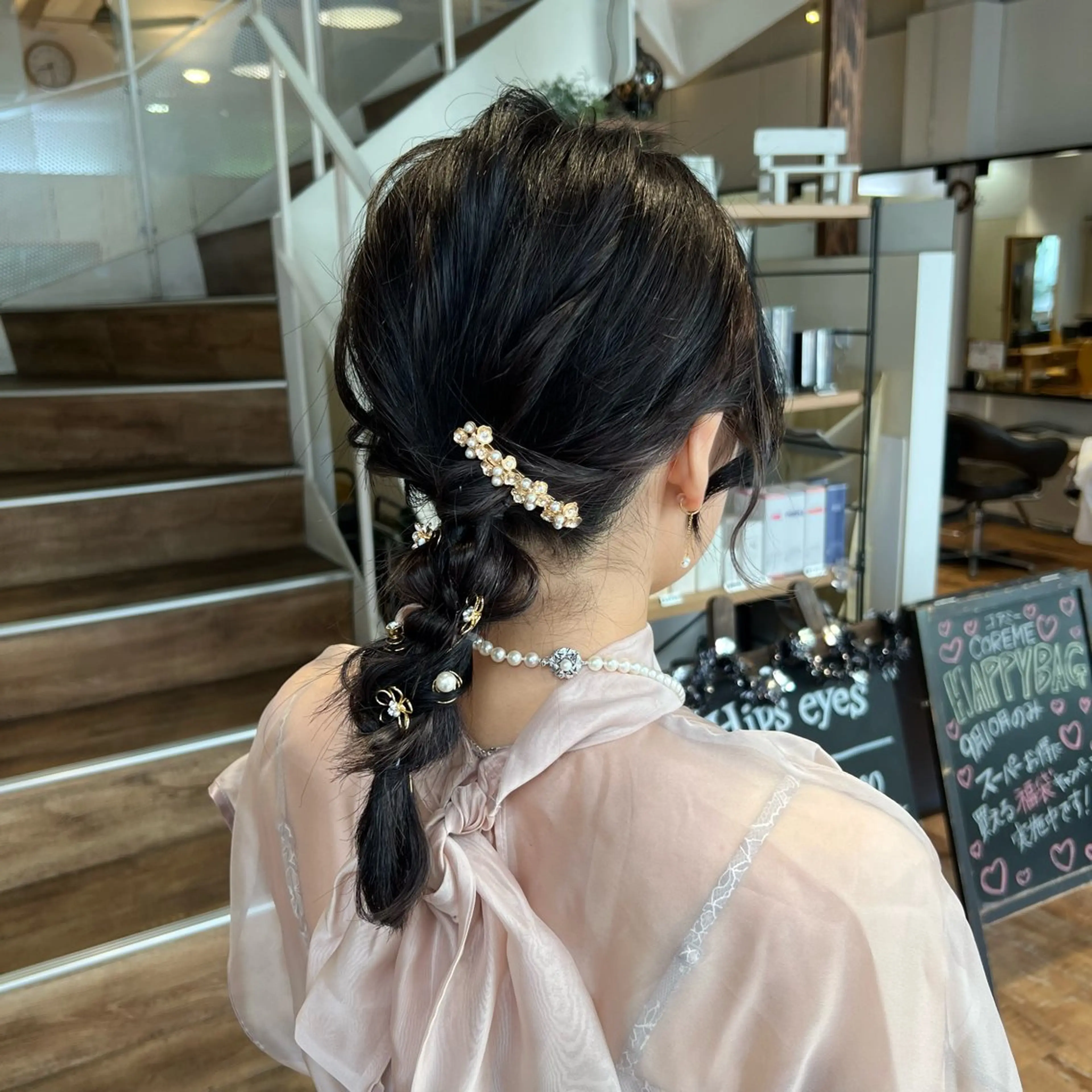 ヘアアレンジ ヘアセット インナーカラー♡ Nanakoのヘアスタイル