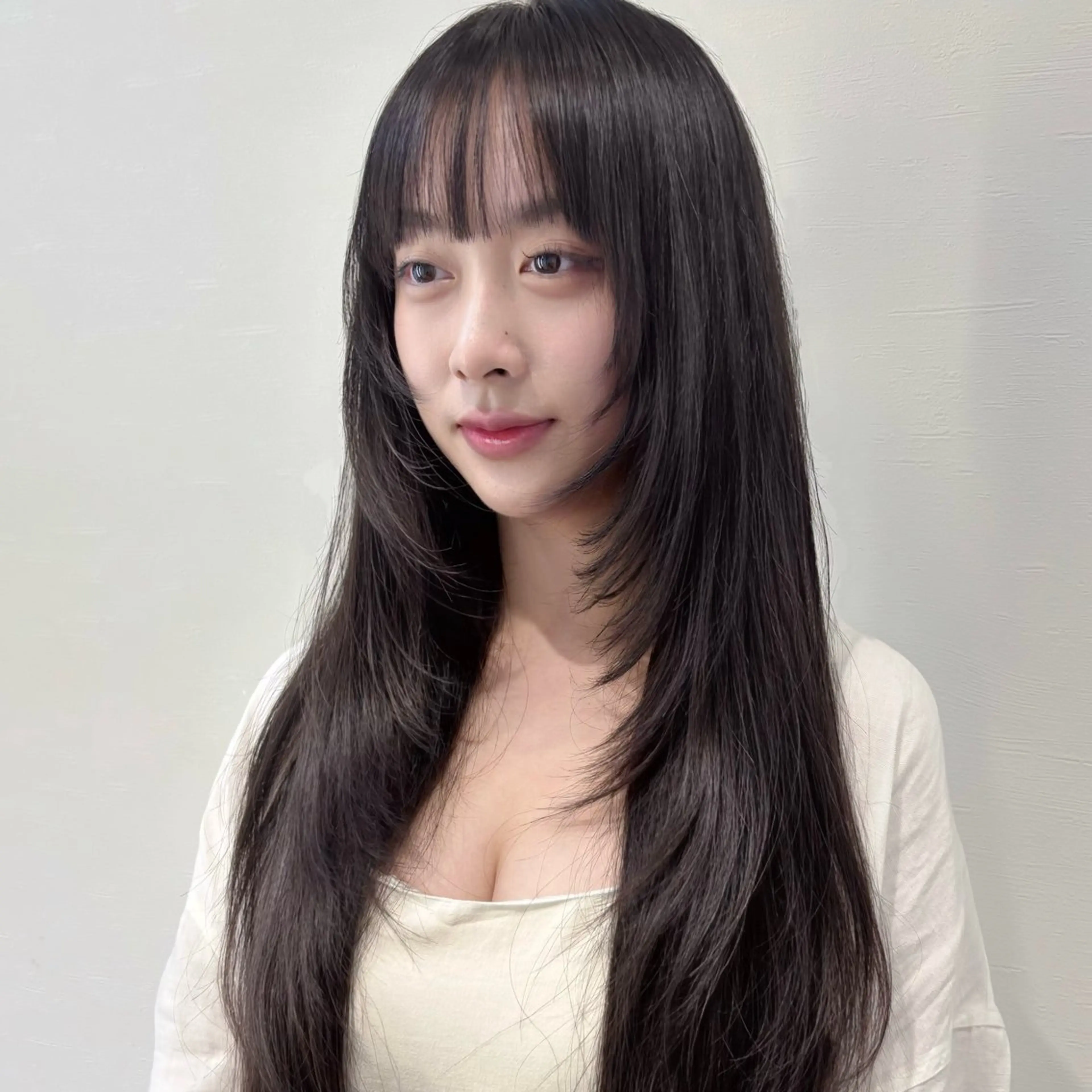 ロング 似合わせ前髪/ 小顔カット🎀そうのヘアスタイル