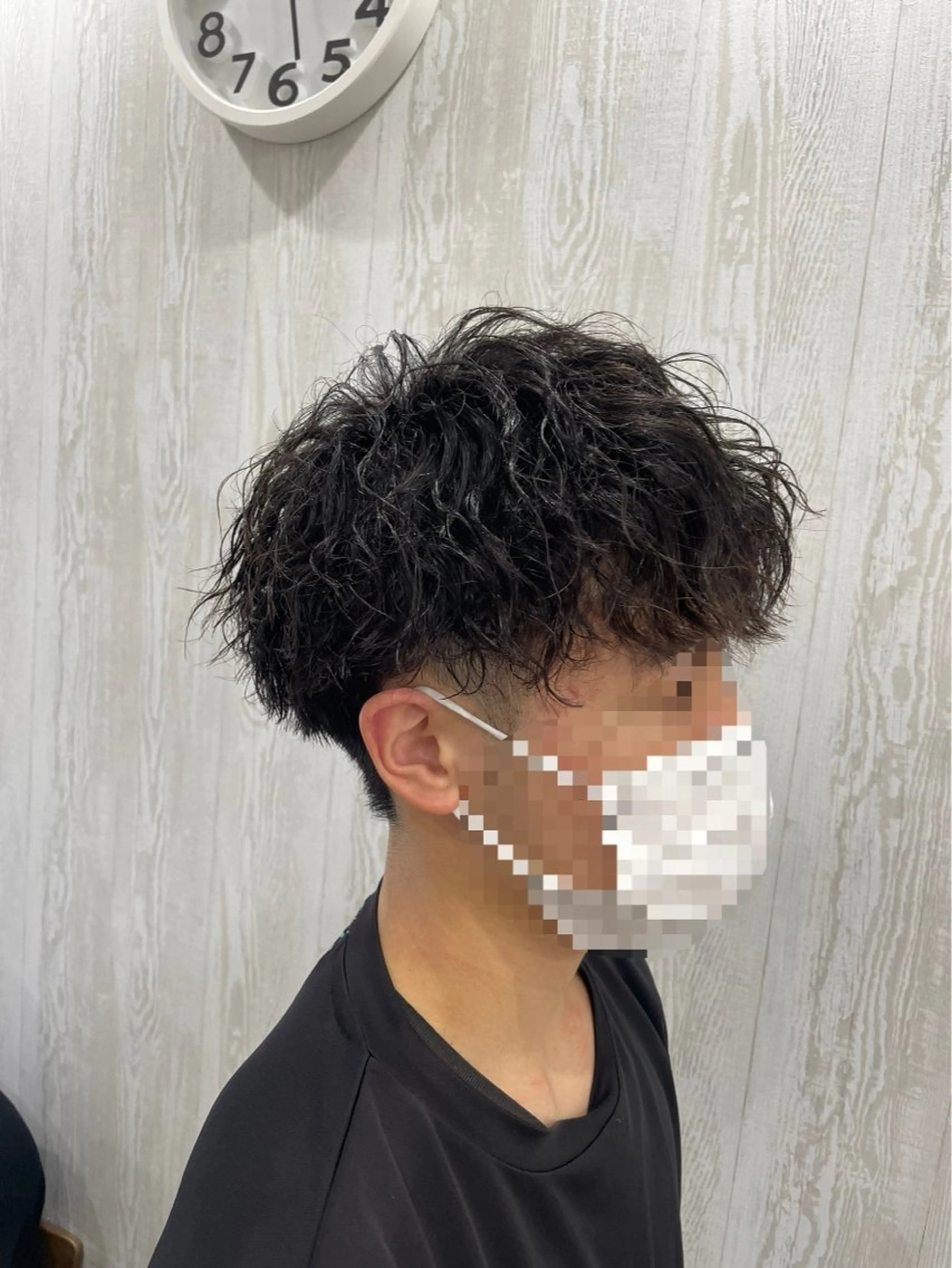 パーマ メンズ 阿部 海翔のヘアスタイル