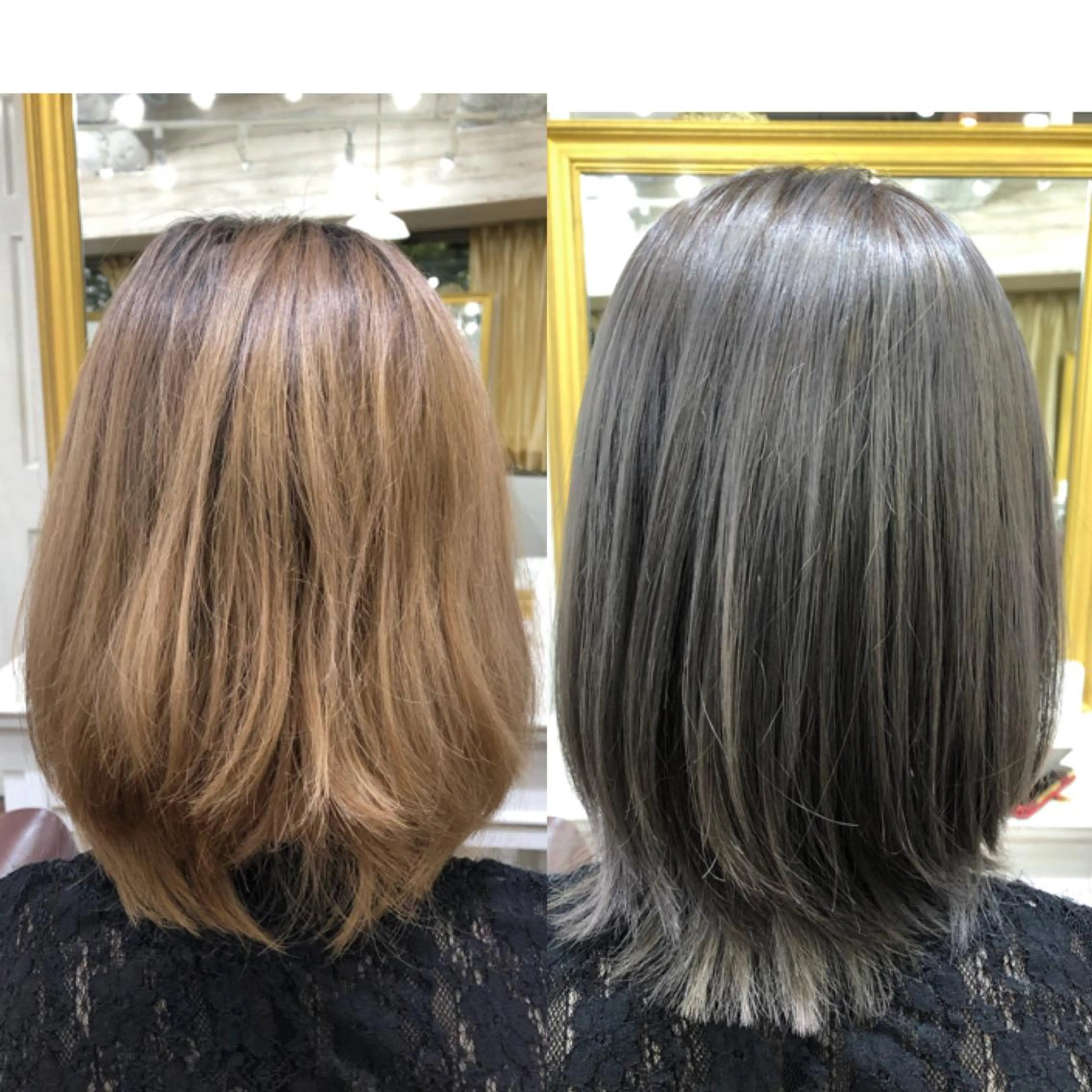 ミディアム カラー 透明感カラー グレージュ レイヤー×髪質改善✨ 渋谷/佐藤侑哉のヘアスタイル