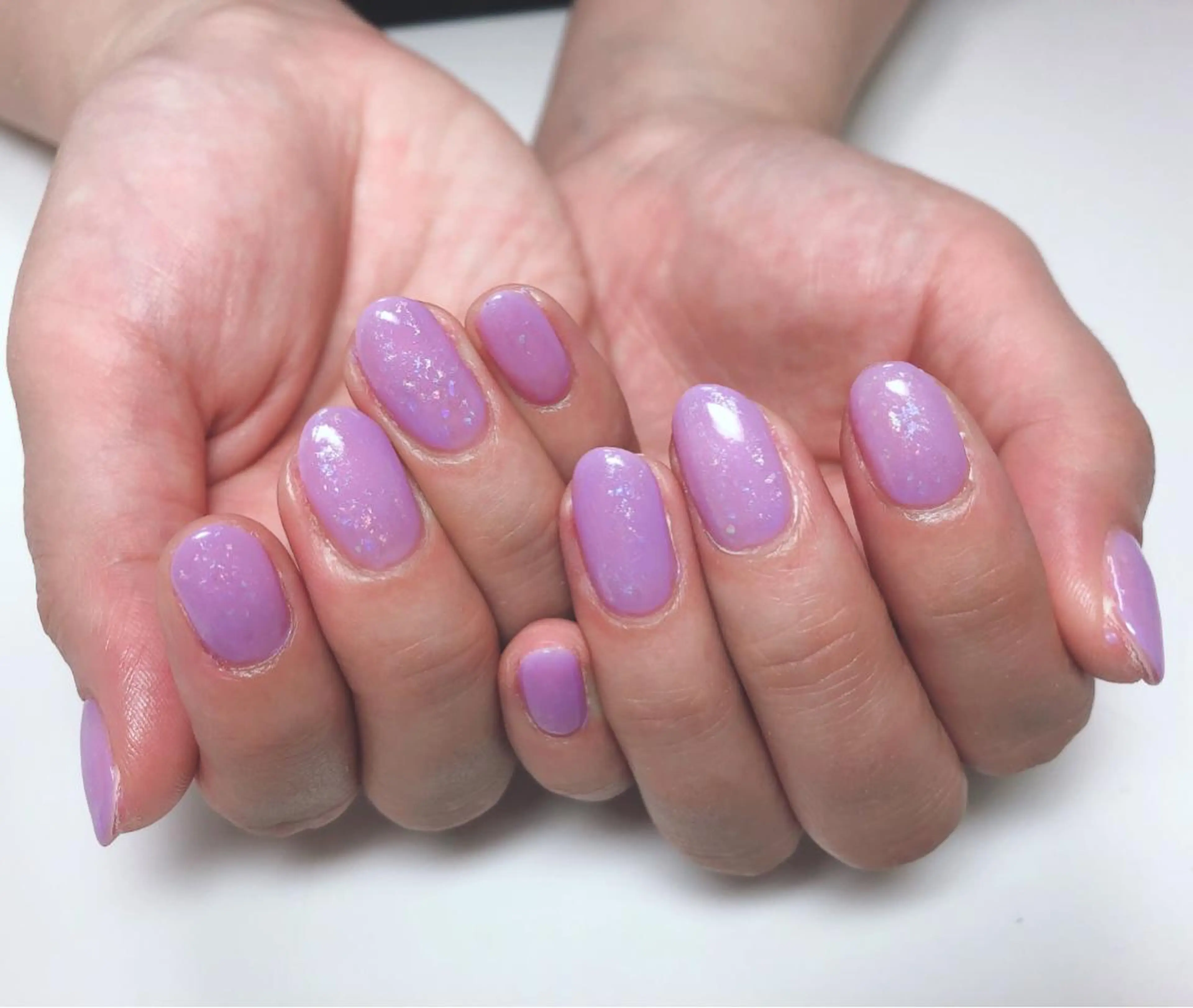 ネイル オーロラネイル ワンカラーネイル EPICHA NAILのネイルデザイン
