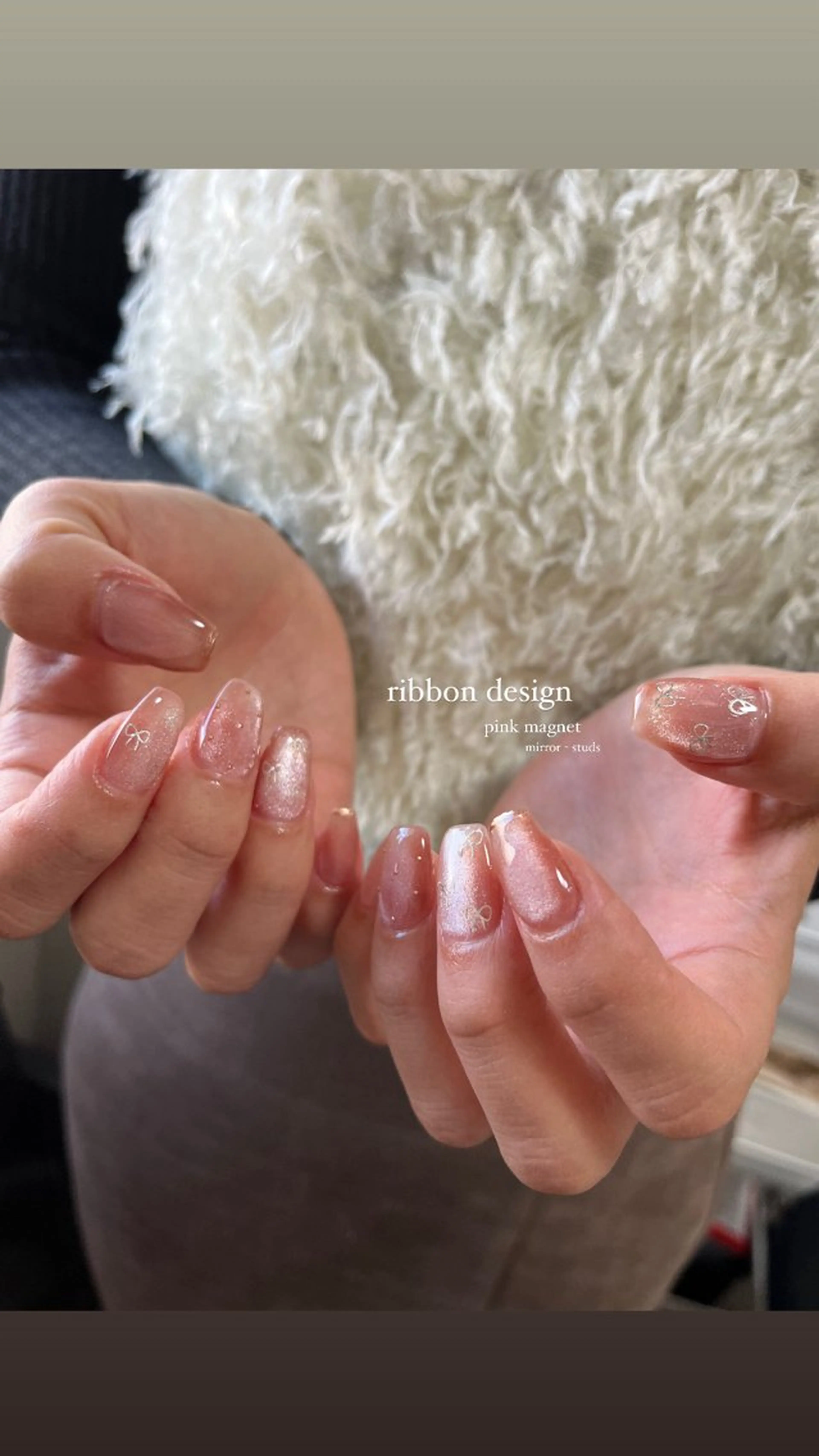 ネイル アートネイル マグネットネイル シンプルネイル aura所属・nail salon auraのネイルデザイン
