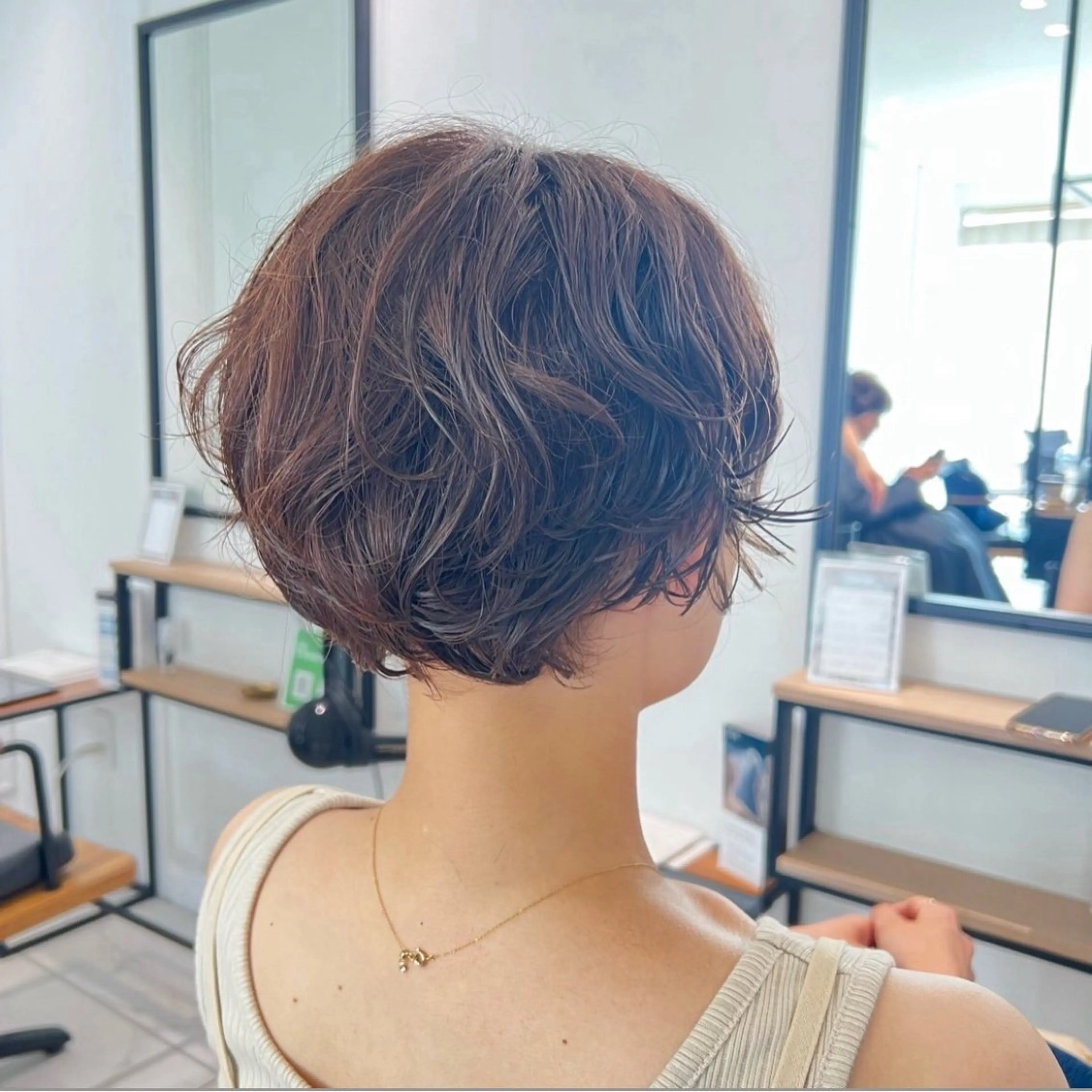 ショート パーマ 🫧🌼k Serena🌼🫧のヘアスタイル