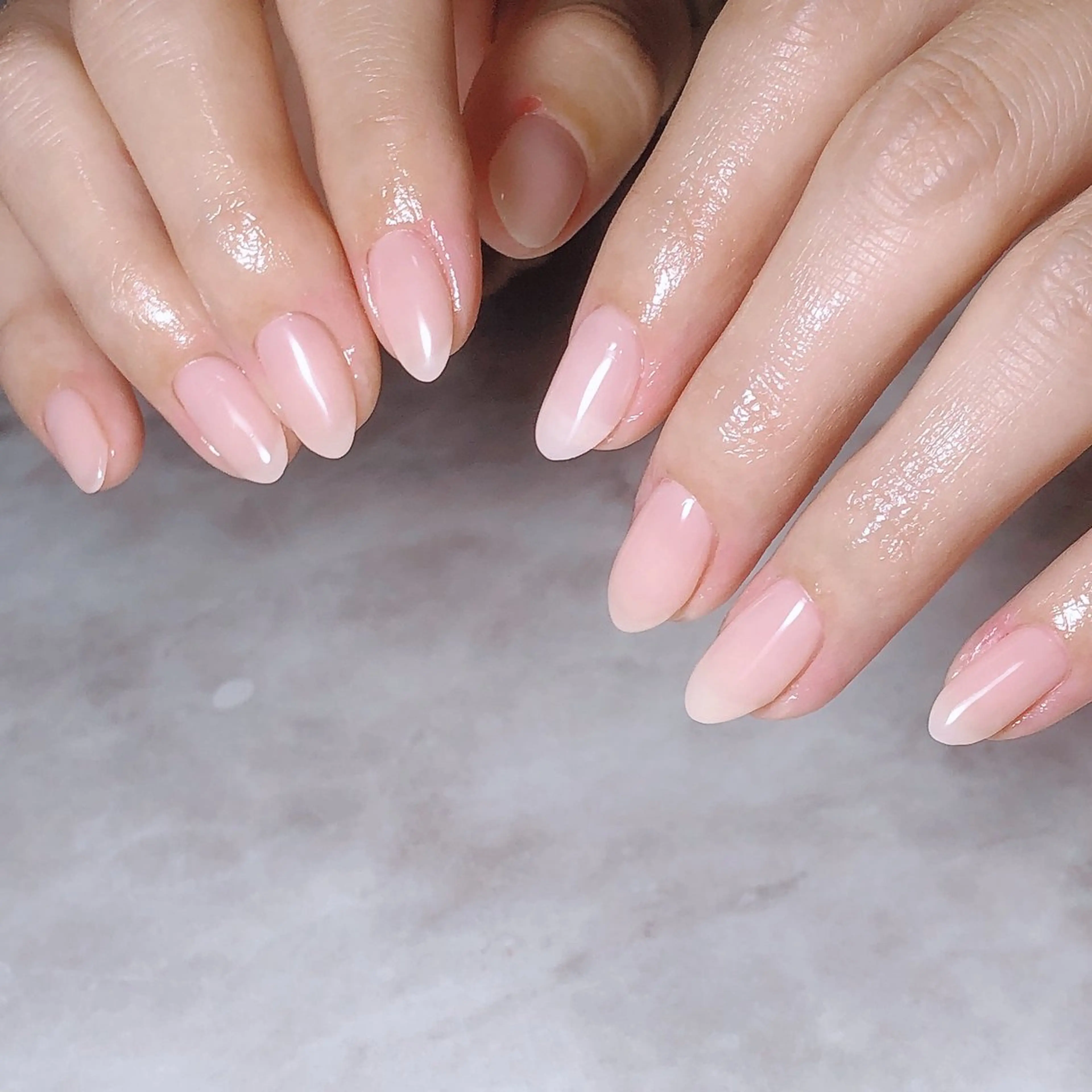 ワンカラーorラメグラデーション(オフ無し)の写真