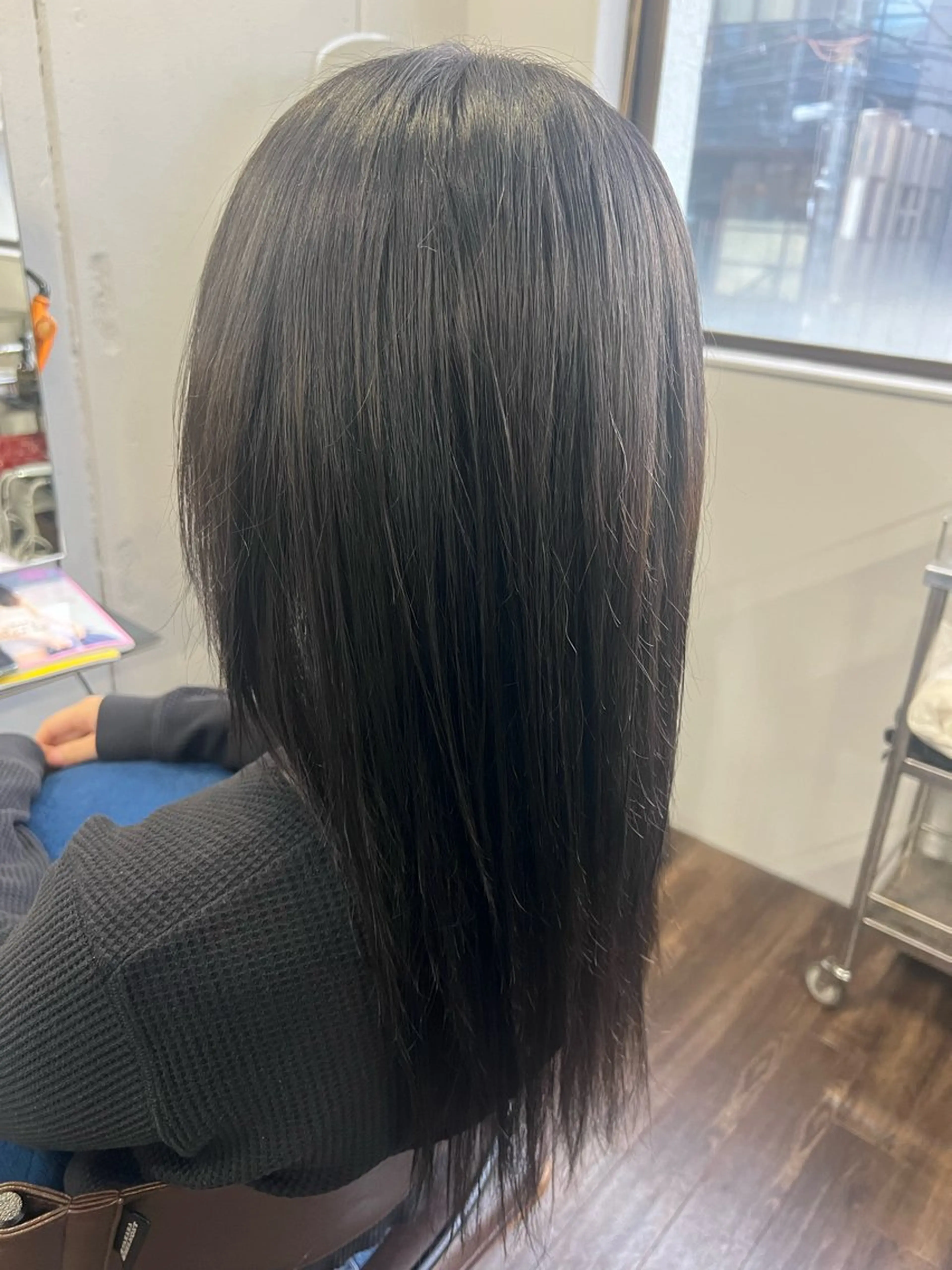 ロング ハイライト ヘアカラー トリートメント terra🌈大久保 睦美のヘアスタイル