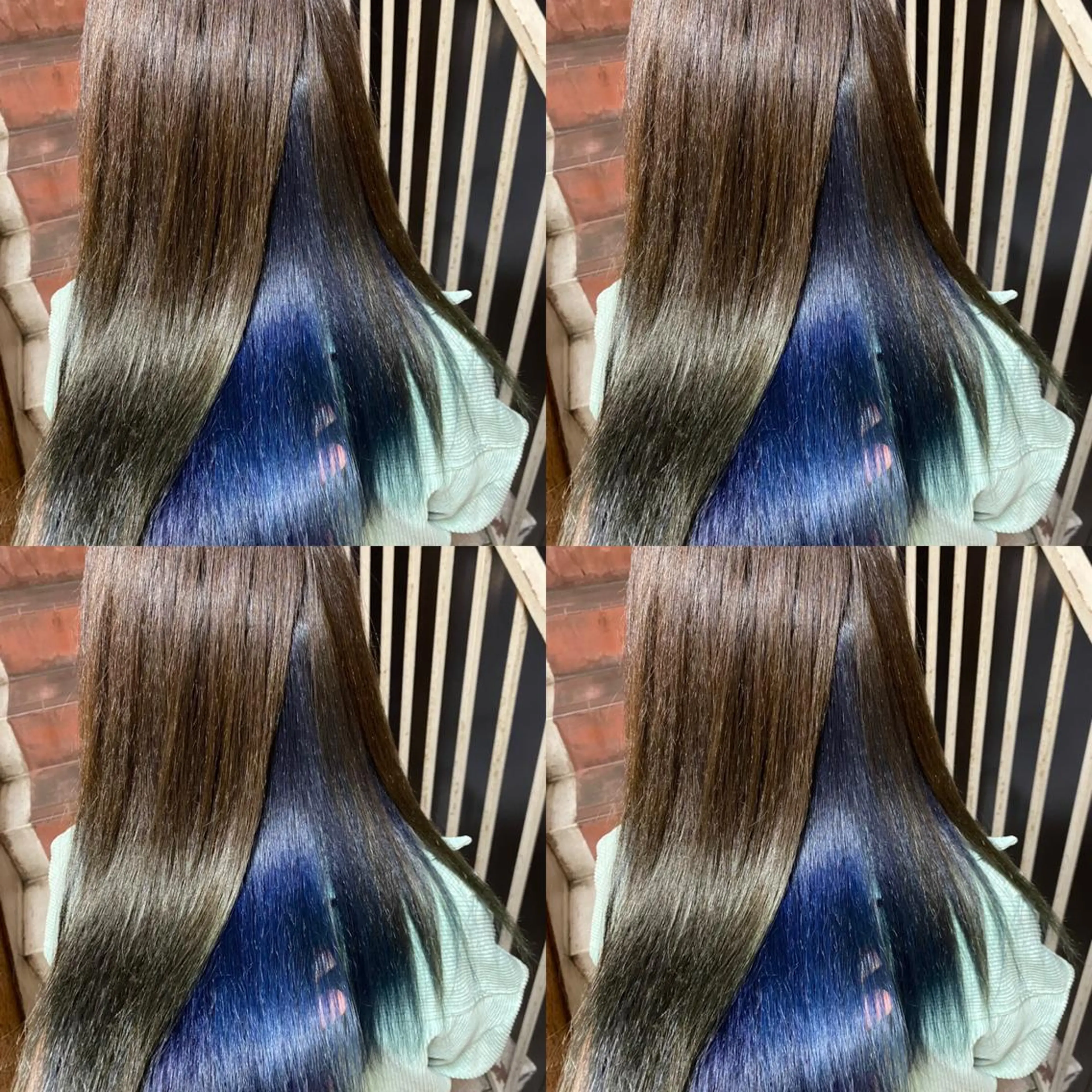 ロング カラー アッシュ ベージュカラー ハイライトカラー ハイトーンカラー イルミナカラー ヘアカラー トリートメント 当日予約可能です！ 宜しくお願いします！のヘアスタイル