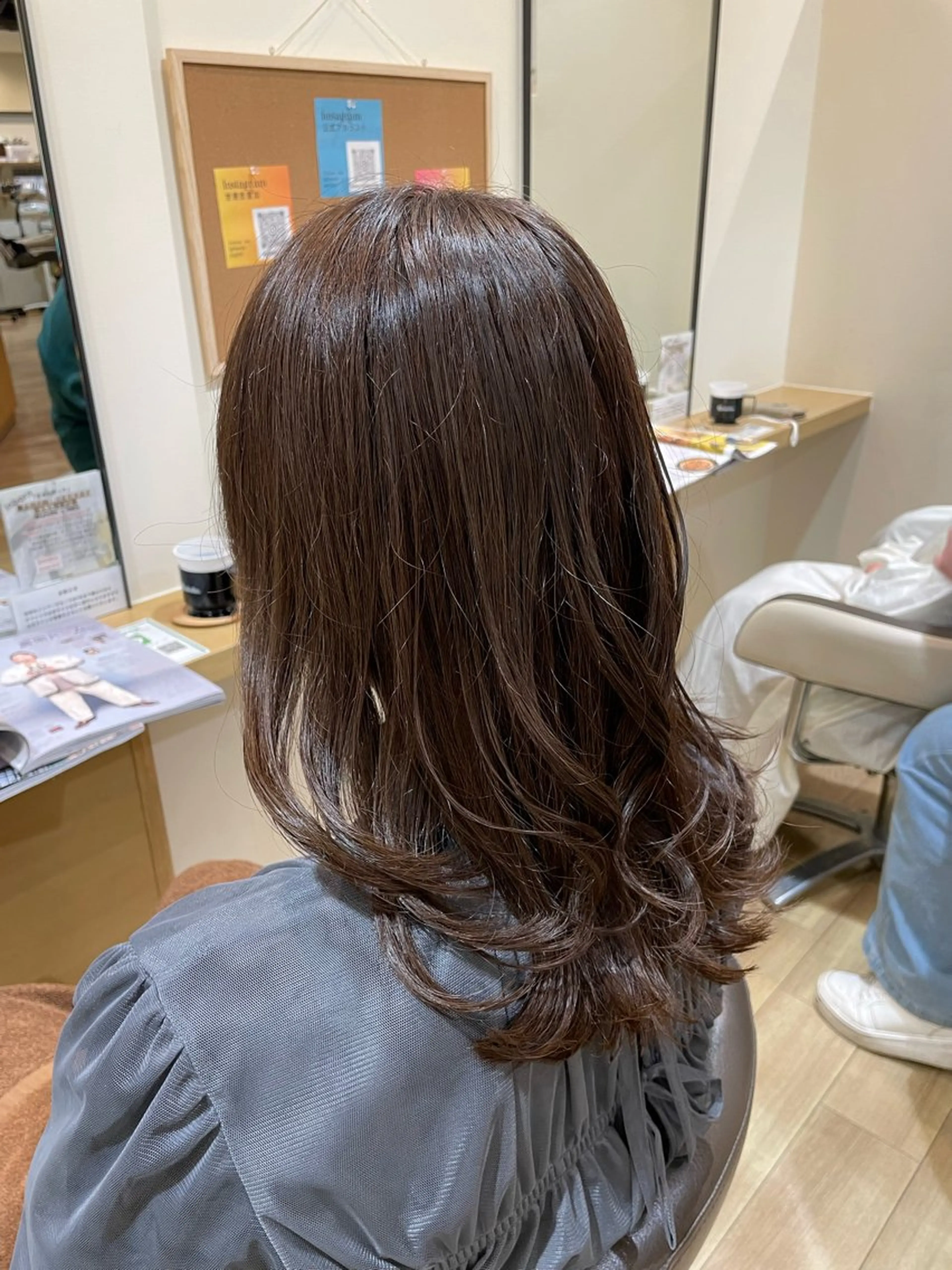 ロング カラー カット ヘアカラー トリートメント 韓国レイヤー🎀/ 顔周り特化🎀/豊田のヘアスタイル