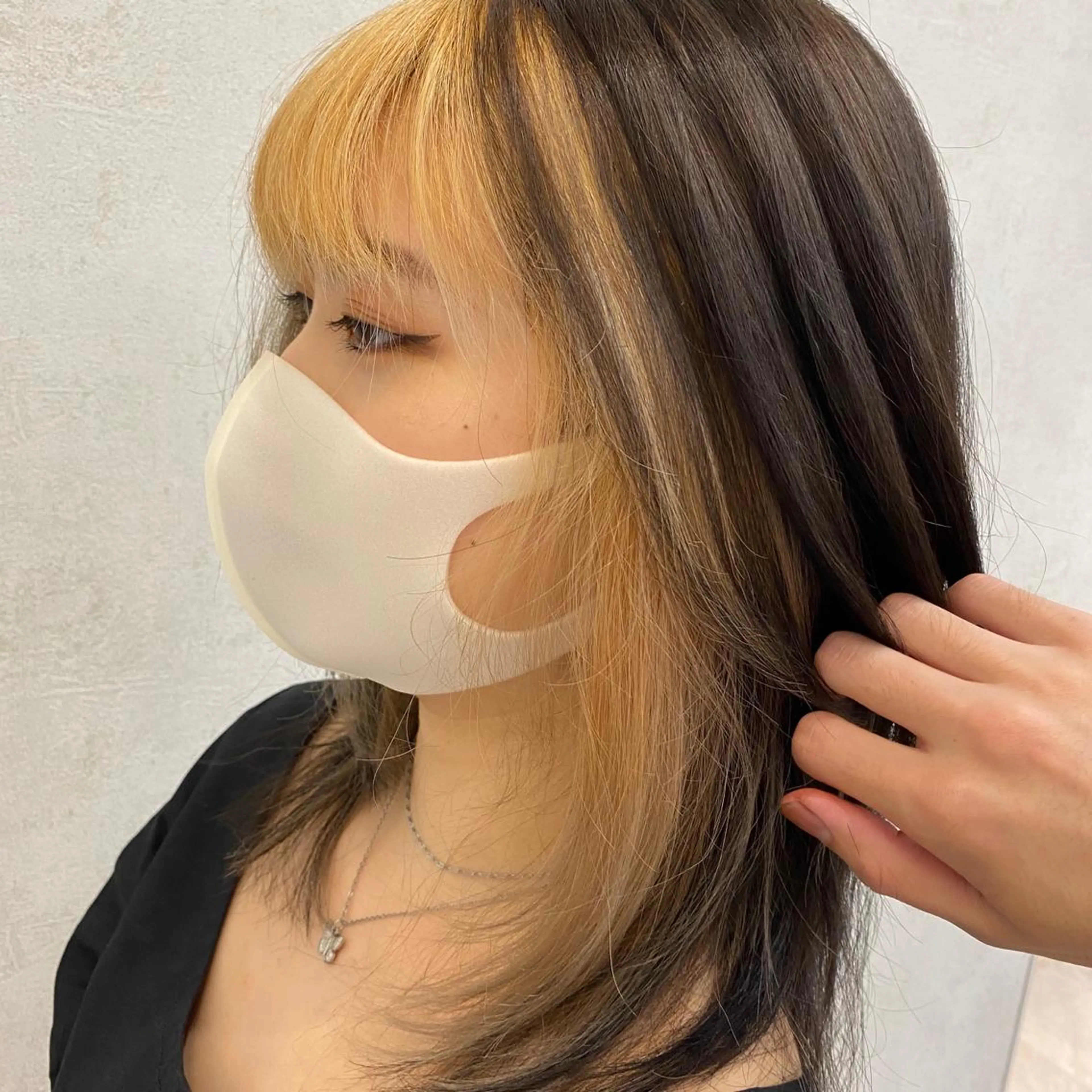 ロング メンズ縮毛矯正 ニュアンスパーマのヘアスタイル