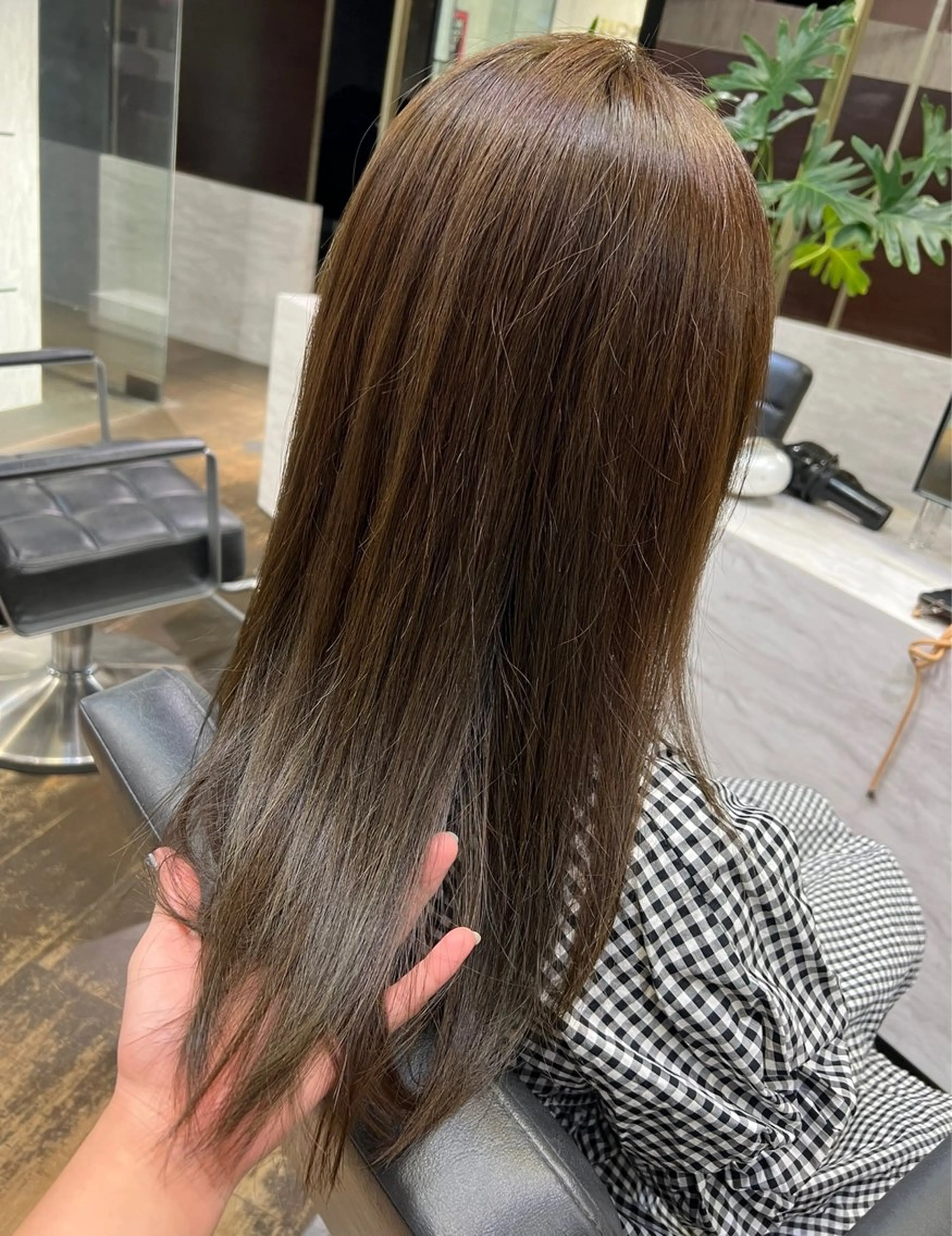 セミロング カラー ヘアカラー ROBBY所属・松井美樹/似合わせ ガーリー・韓国のヘアスタイル