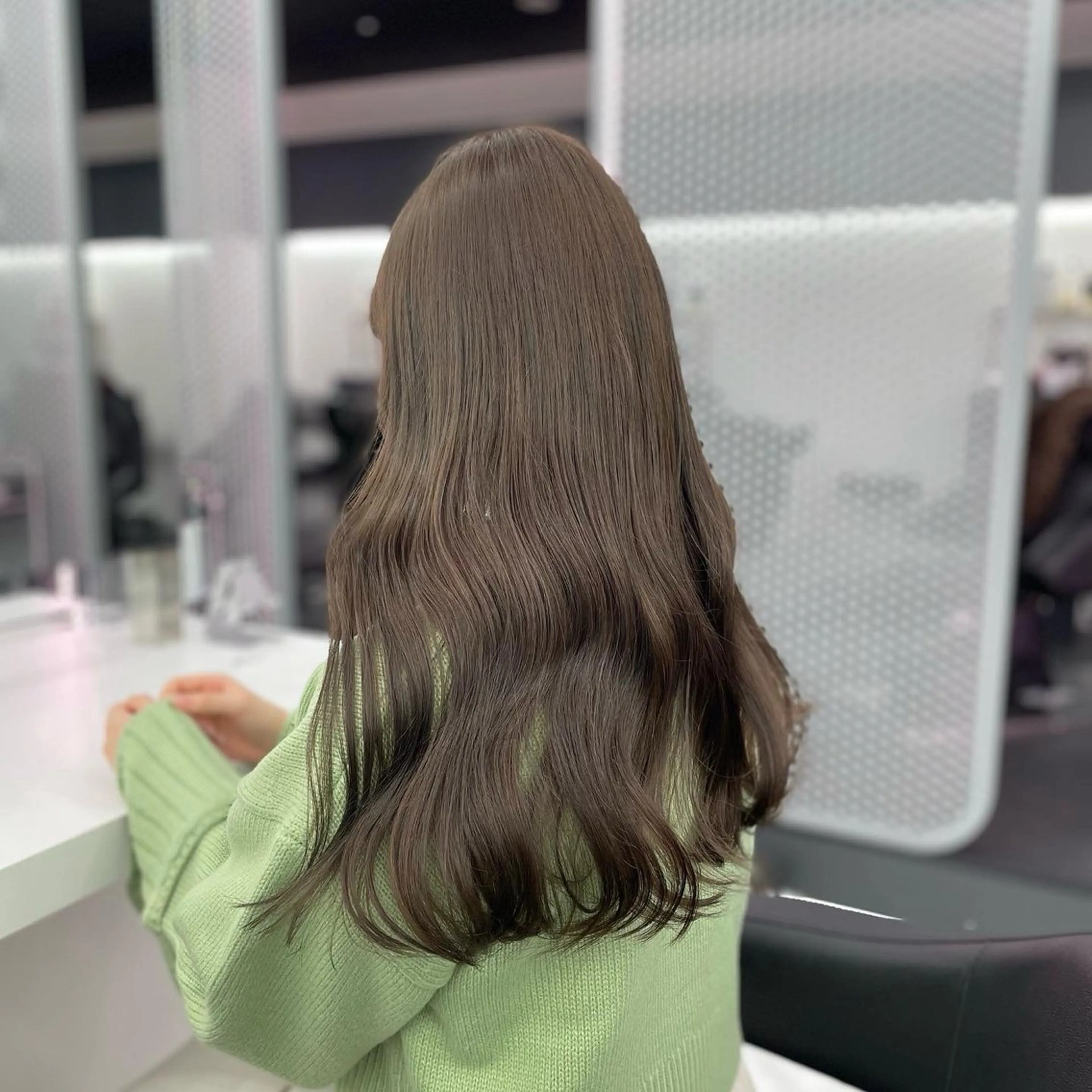 ロング カラー ヘアカラー トリートメント ヘアセット GO TODAY SHAiR SALON所属・🤍韓国トレンド ヘア🤍miku🤍のヘアスタイル