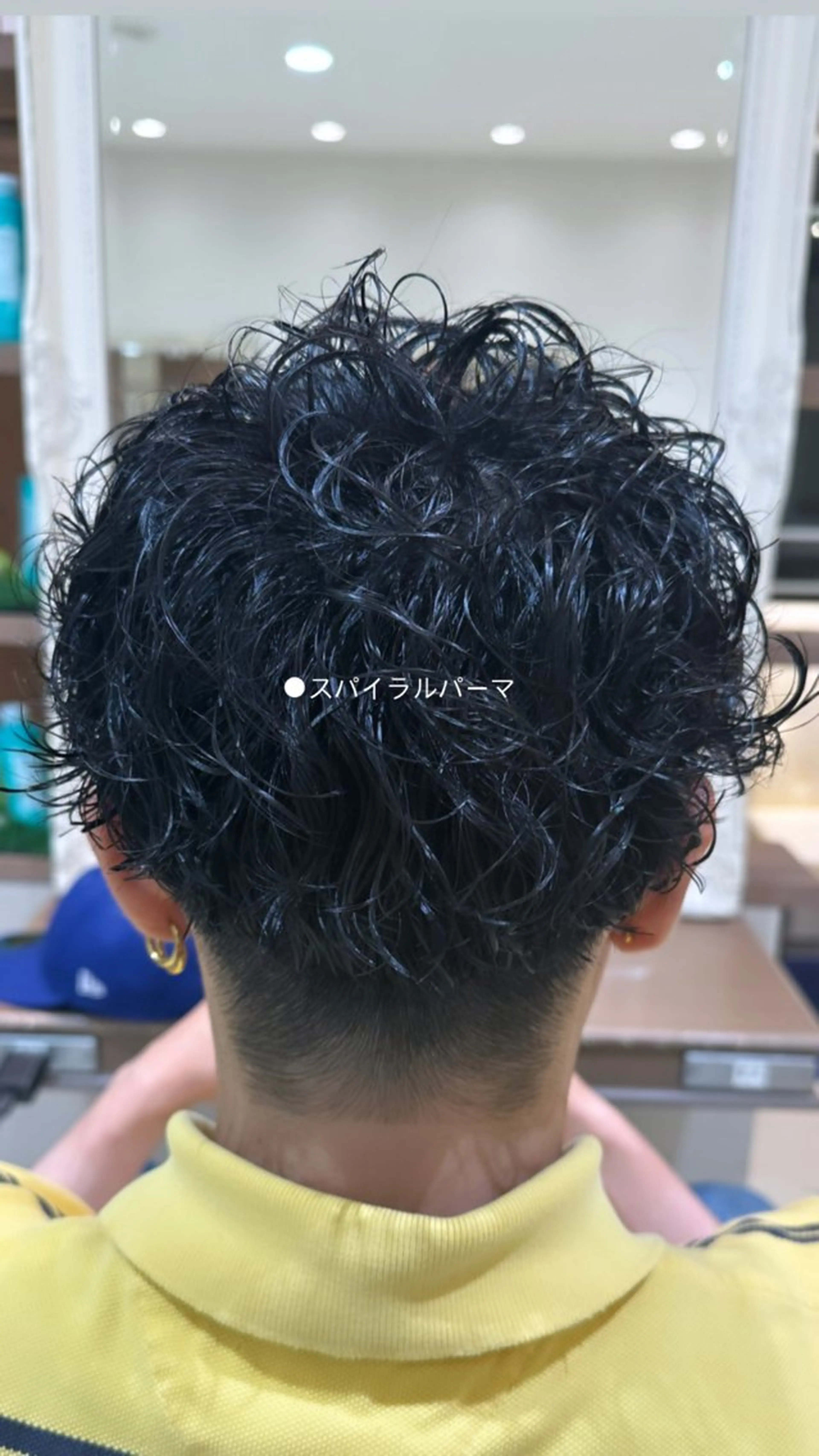 パーマ メンズ メンズパーマ スパイラルパーマ 田畑 あやののヘアスタイル