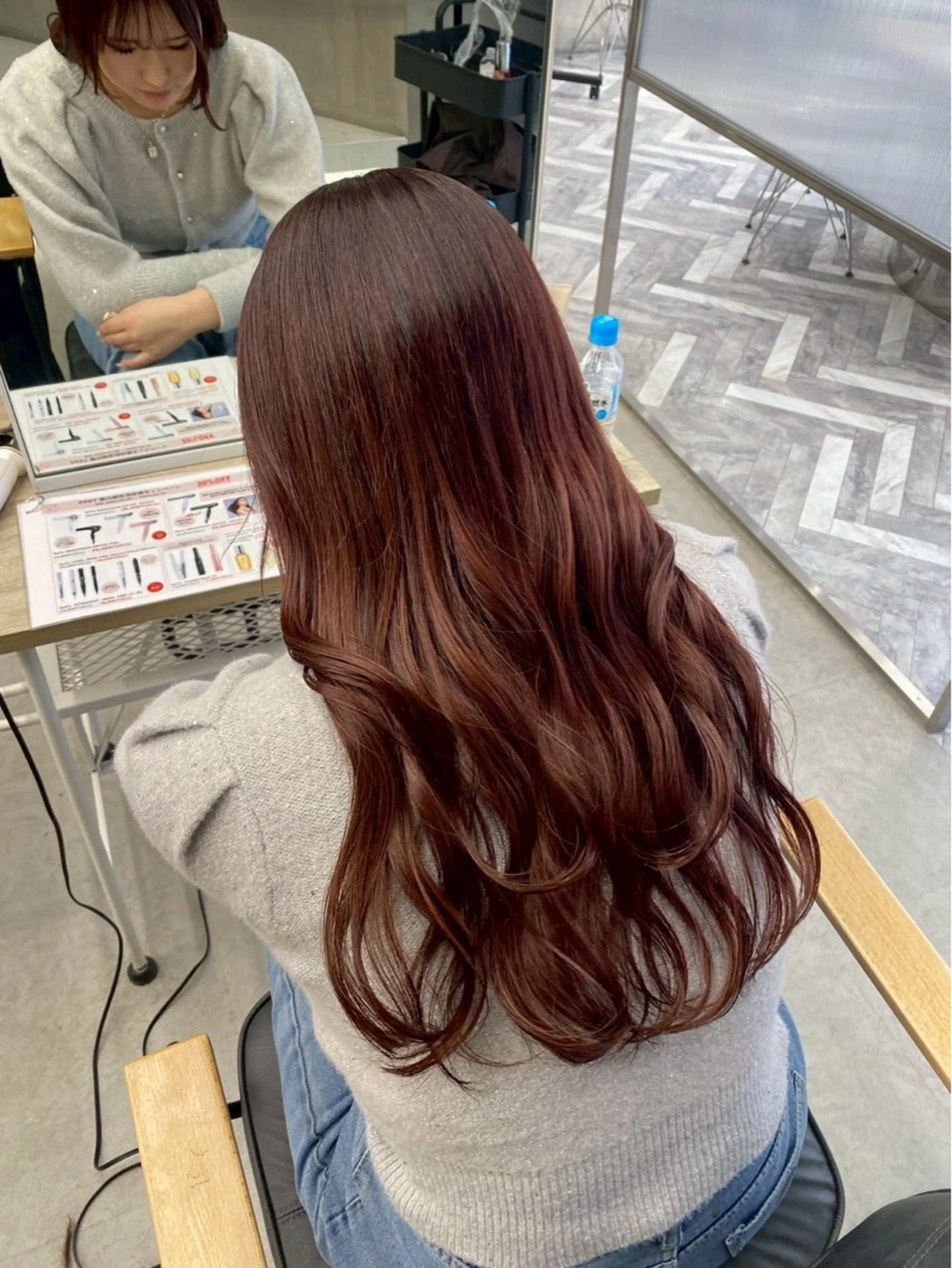 カラー ブリーチ ブリーチなしカラー レッドカラー ヘアカラー 🐳バッサー🐳 /艶カラー/髪質改善のヘアスタイル
