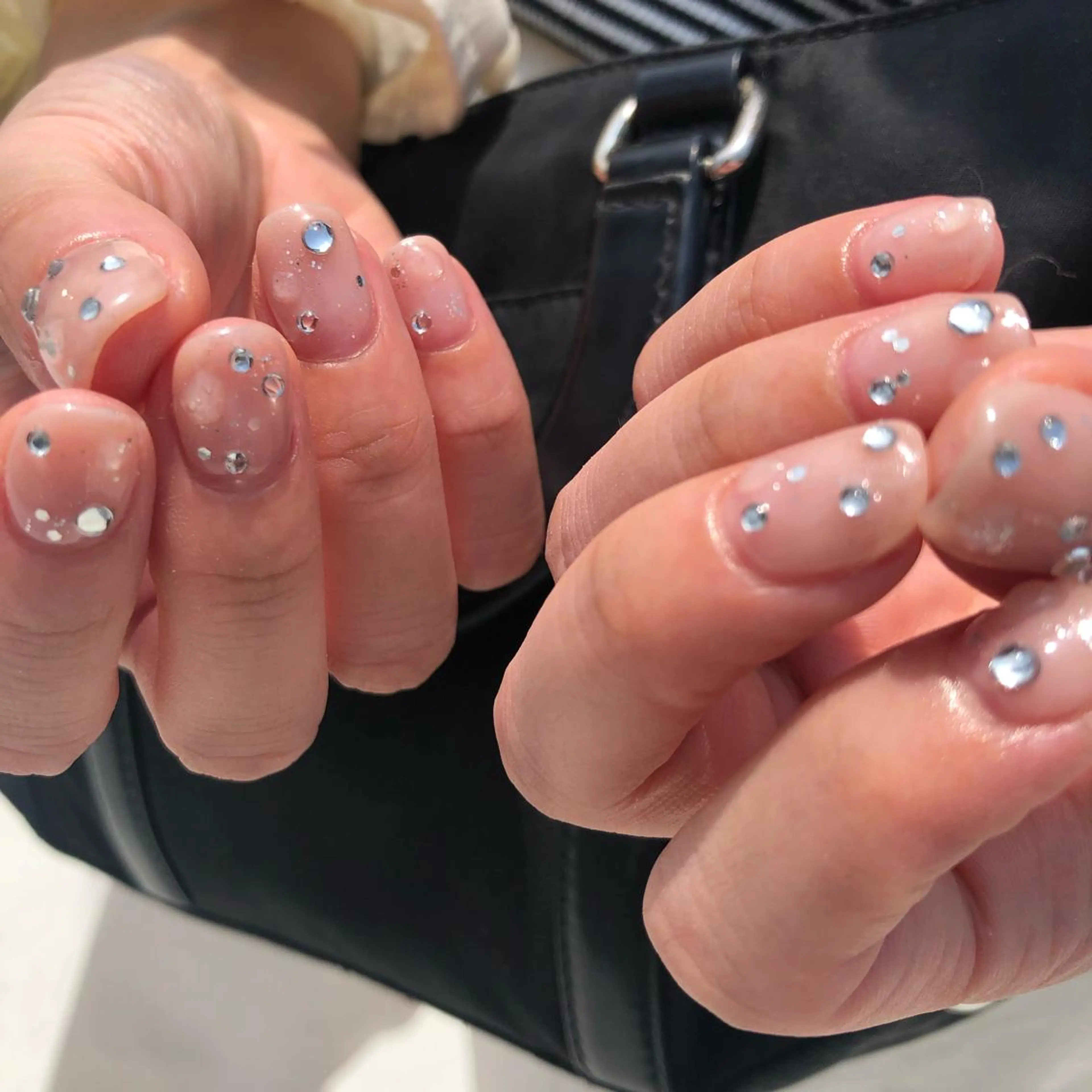 ネイル クリアネイル ラメ(グリッター) ぷっくりネイル ストーンネイル 1 9 9 7所属・nail 1997のネイルデザイン