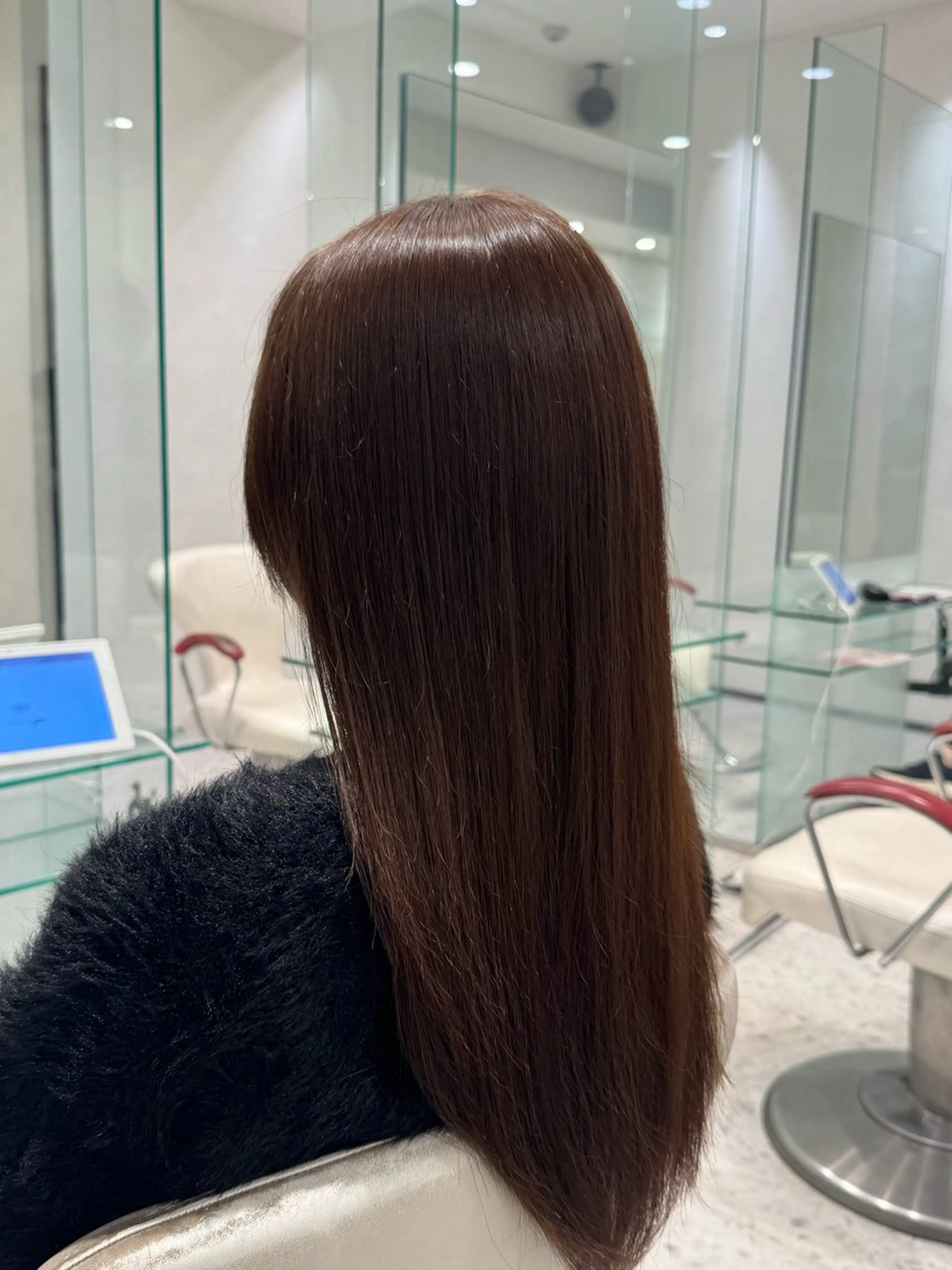 セミロング ヘアカラー 栗田 将成のヘアスタイル