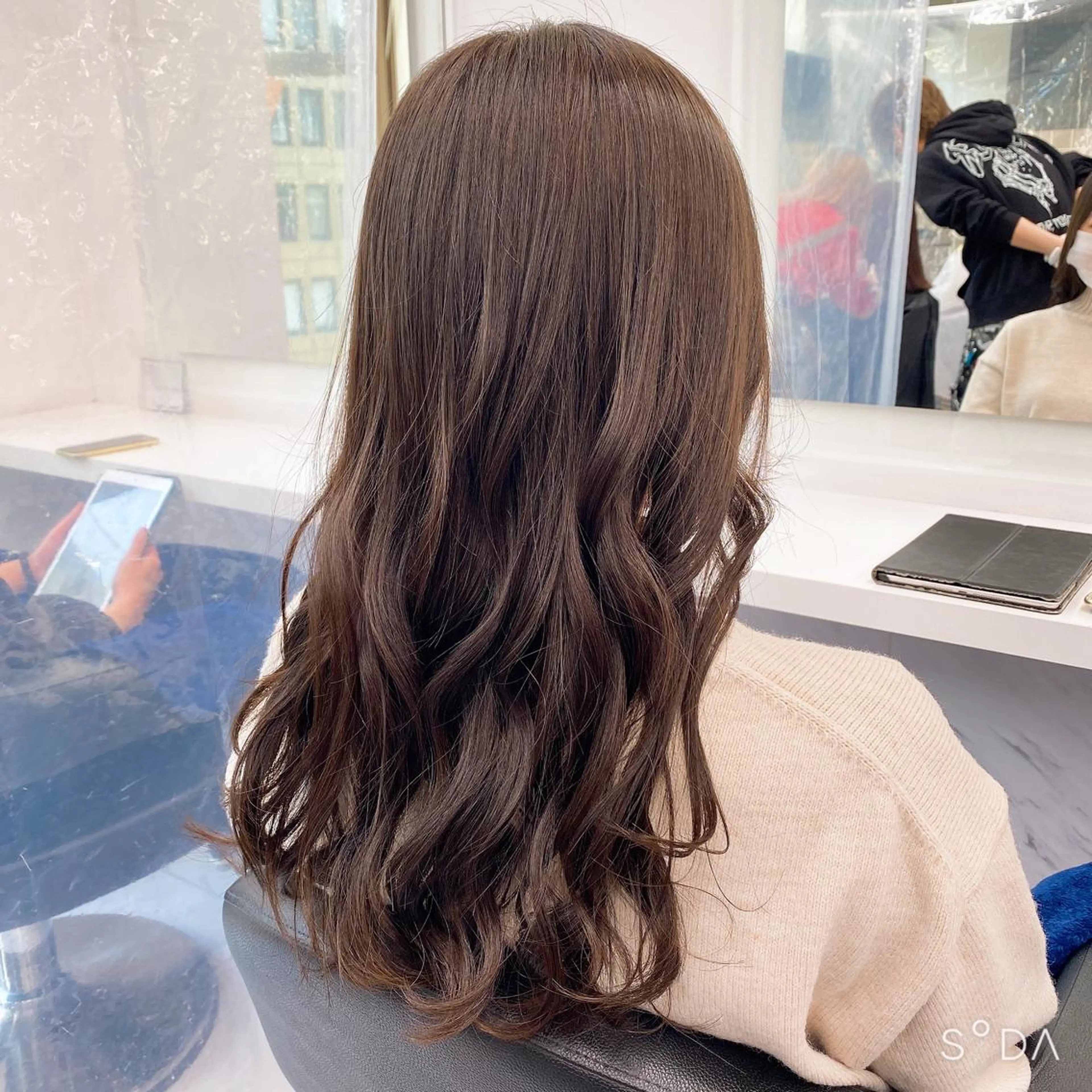 セミロング カラー ヘアアレンジ 【公式】 will横浜店のヘアスタイル