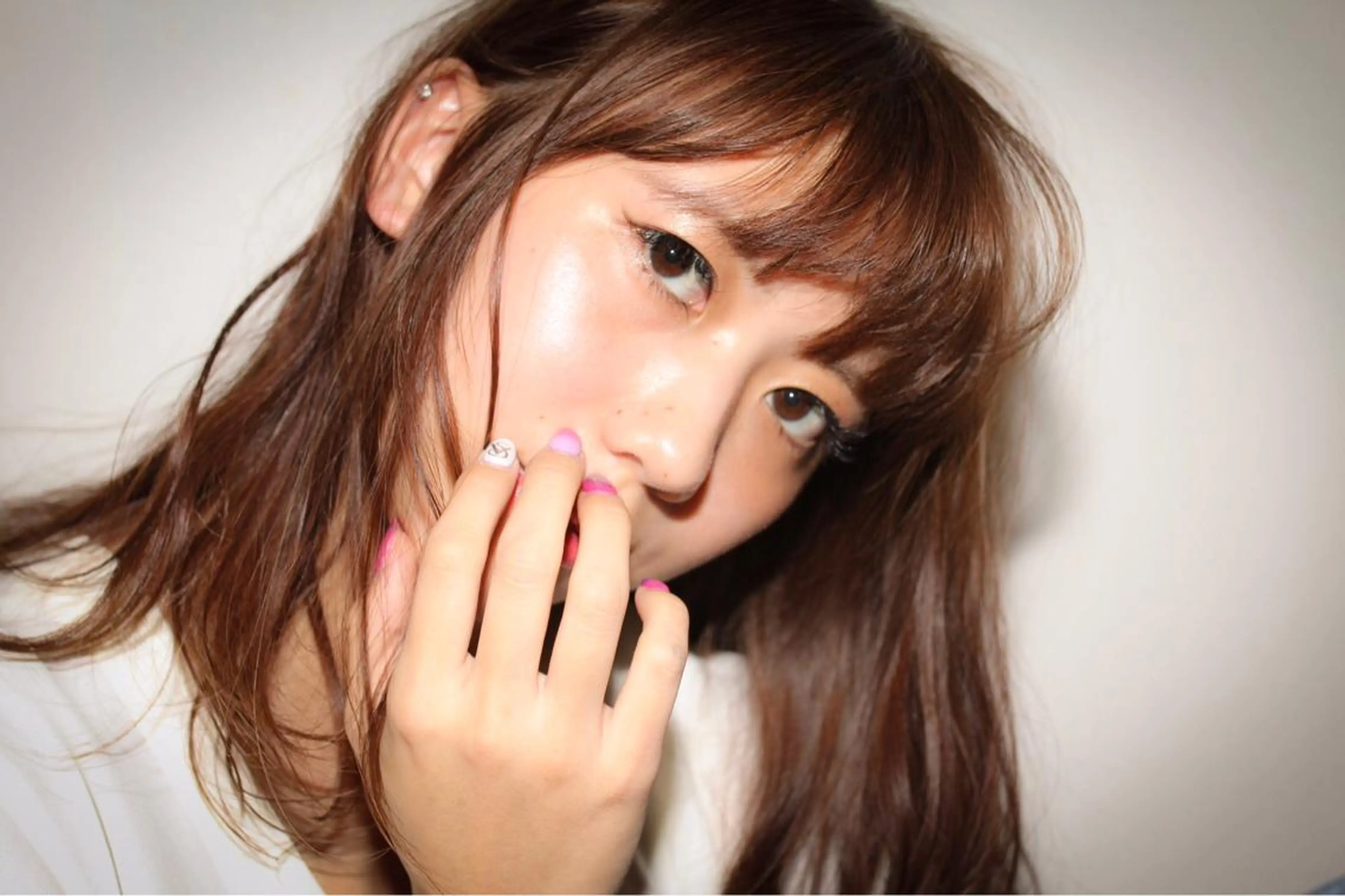 ロング 西川 仁のヘアスタイル