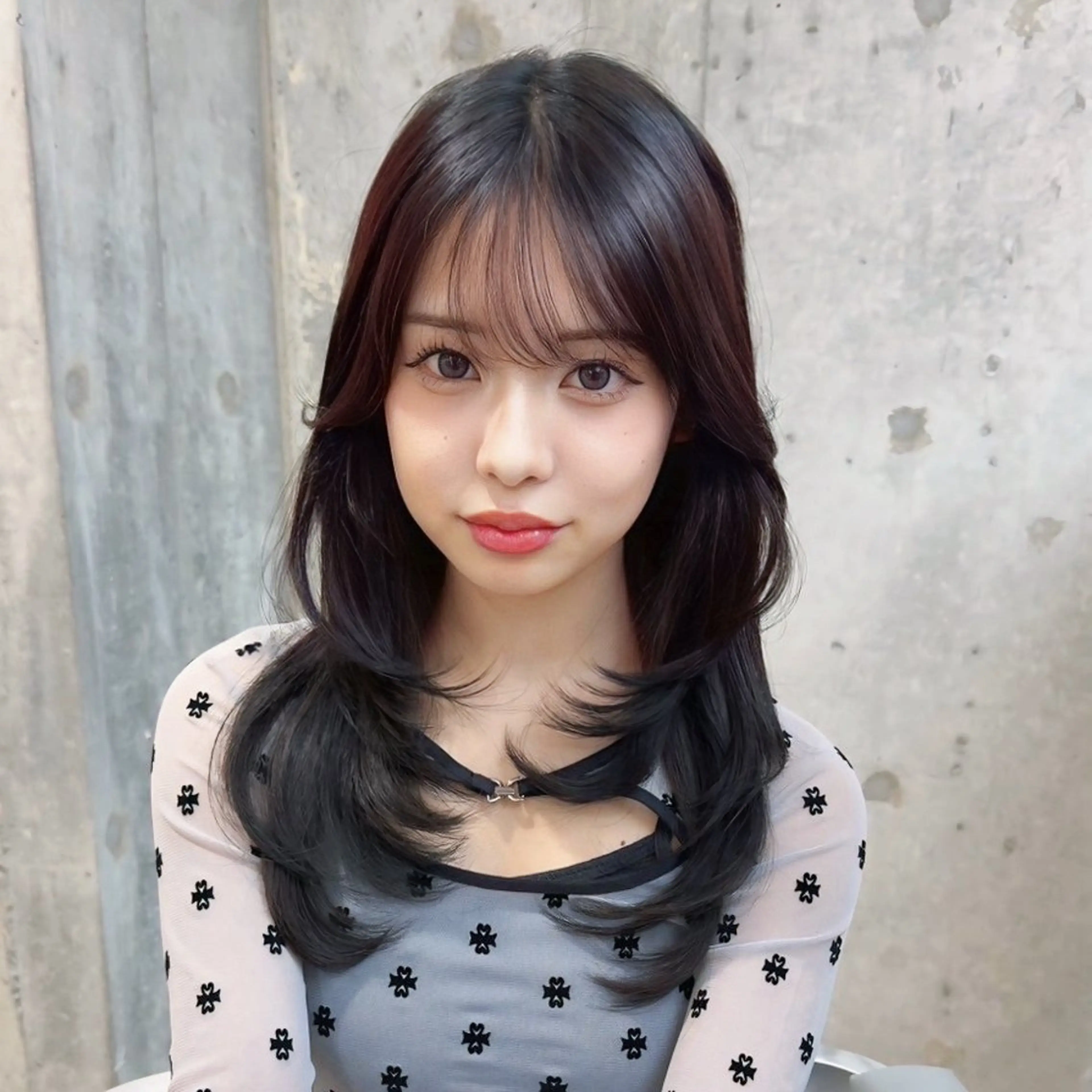 ロング カラー Loom. by Sea 新宿所属・⟡艶カラー/レイヤー /韓国🌙Yuukaのヘアスタイル