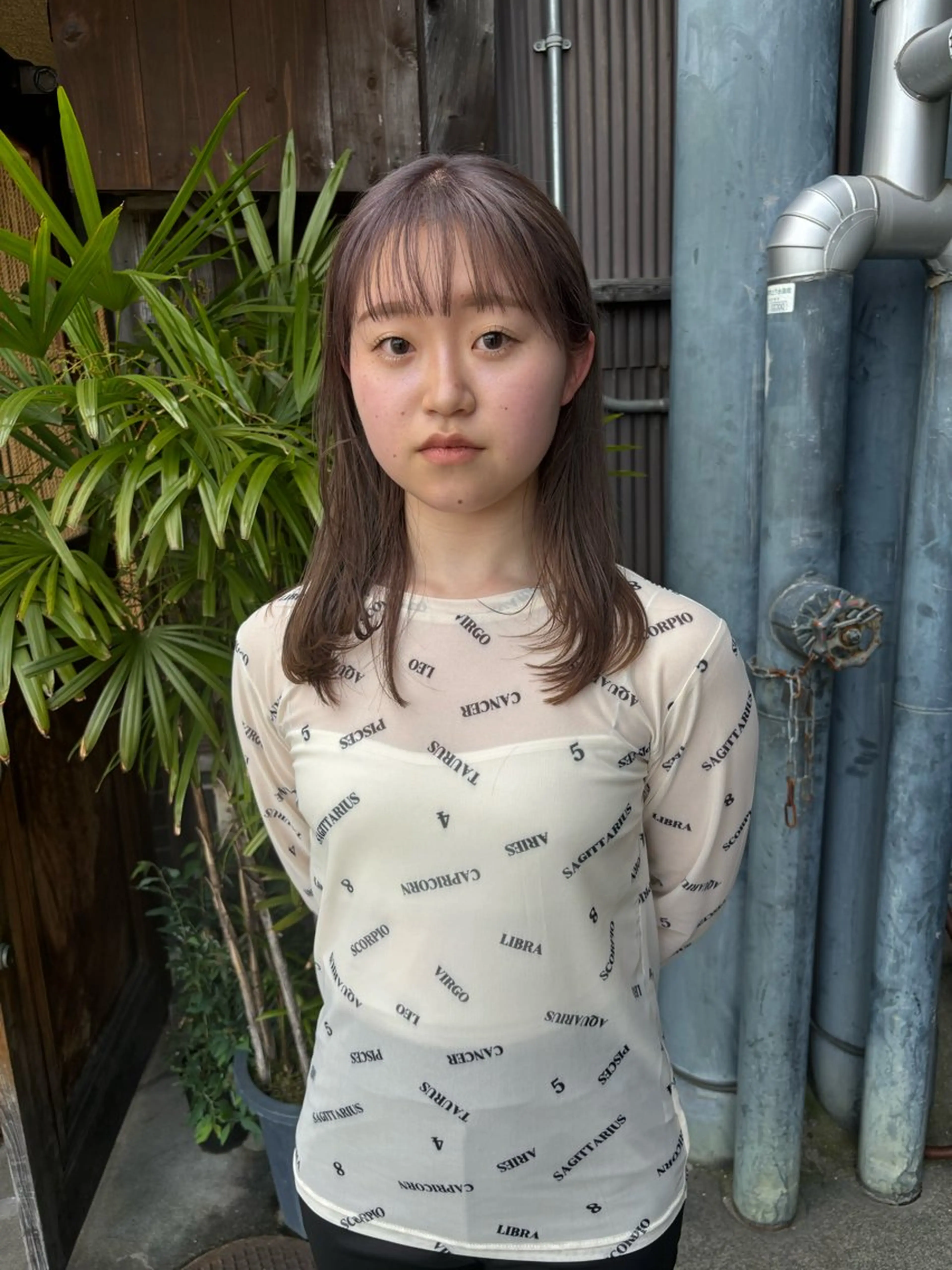 セミロング カラー 松村明門/メンズ カット/メンズパーマのヘアスタイル