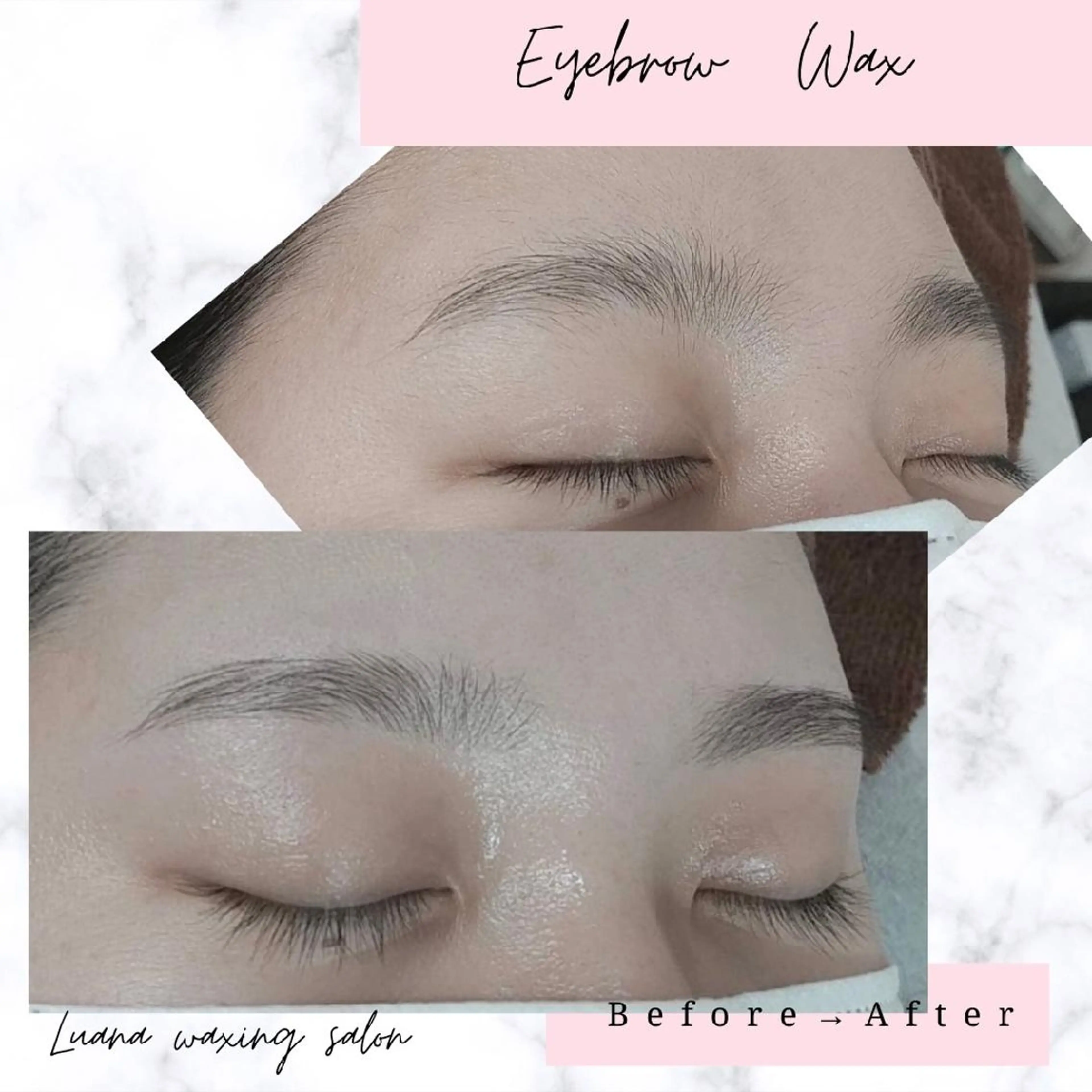 アイブロウ 眉毛ワックス脱毛 Luana waxing salon所属・Luana wax 🐚根本のエステ・リラクイメージ