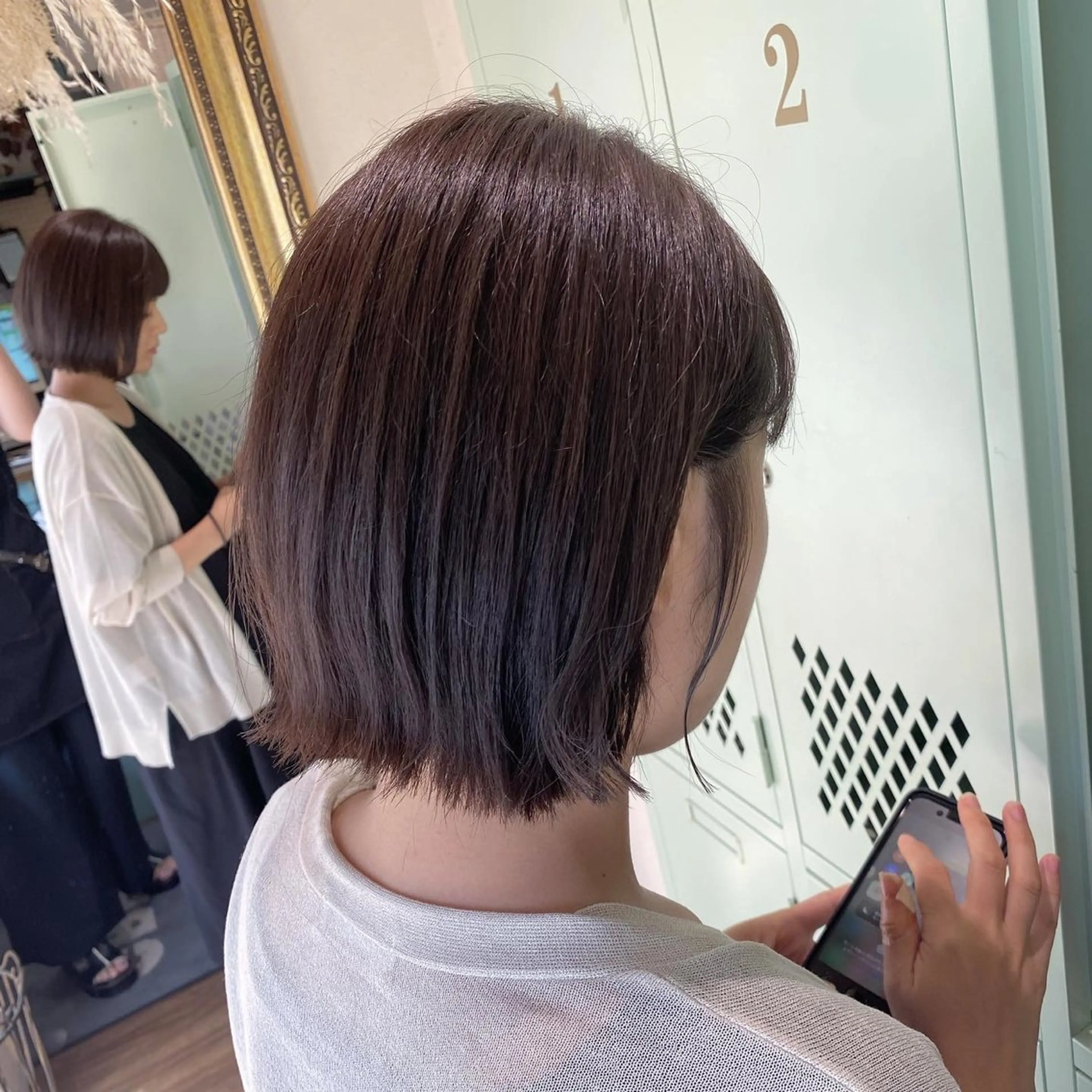 ショート カラー カット ヘアカラー 透明感カラー/韓国 ヘア🩶yuri🩵のヘアスタイル