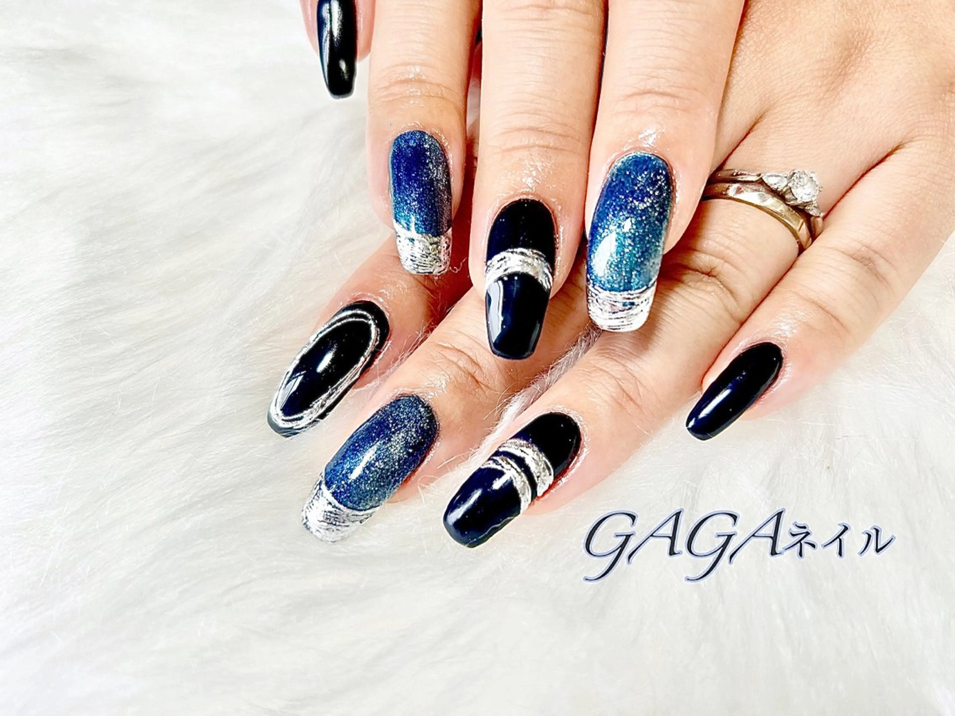 ロング ハンドネイル GAGAネイル所属・GAGA ネイルのネイルデザイン