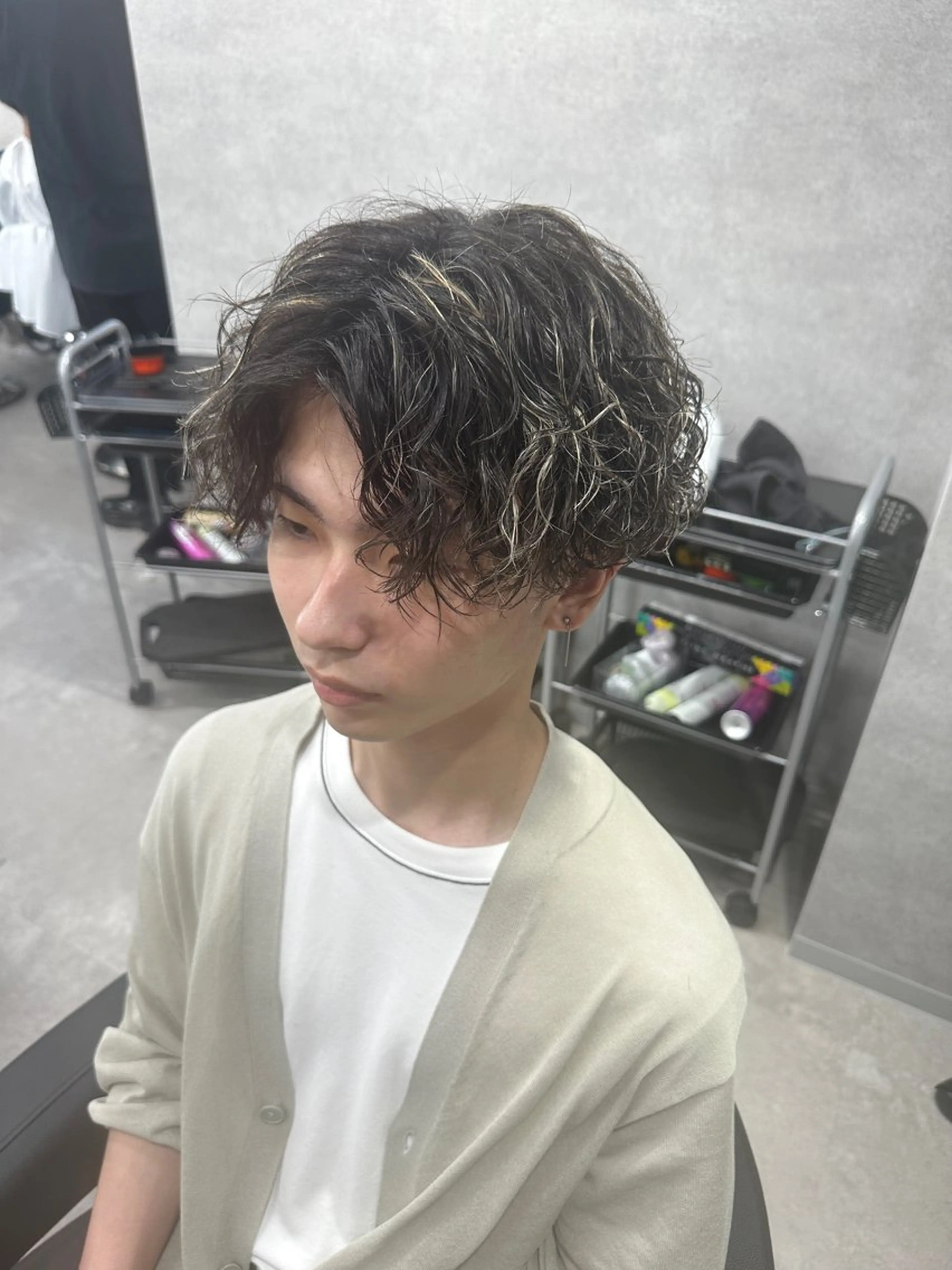 ショート パーマ メンズ 【メンズサロン】 BLUCK 横浜のヘアスタイル