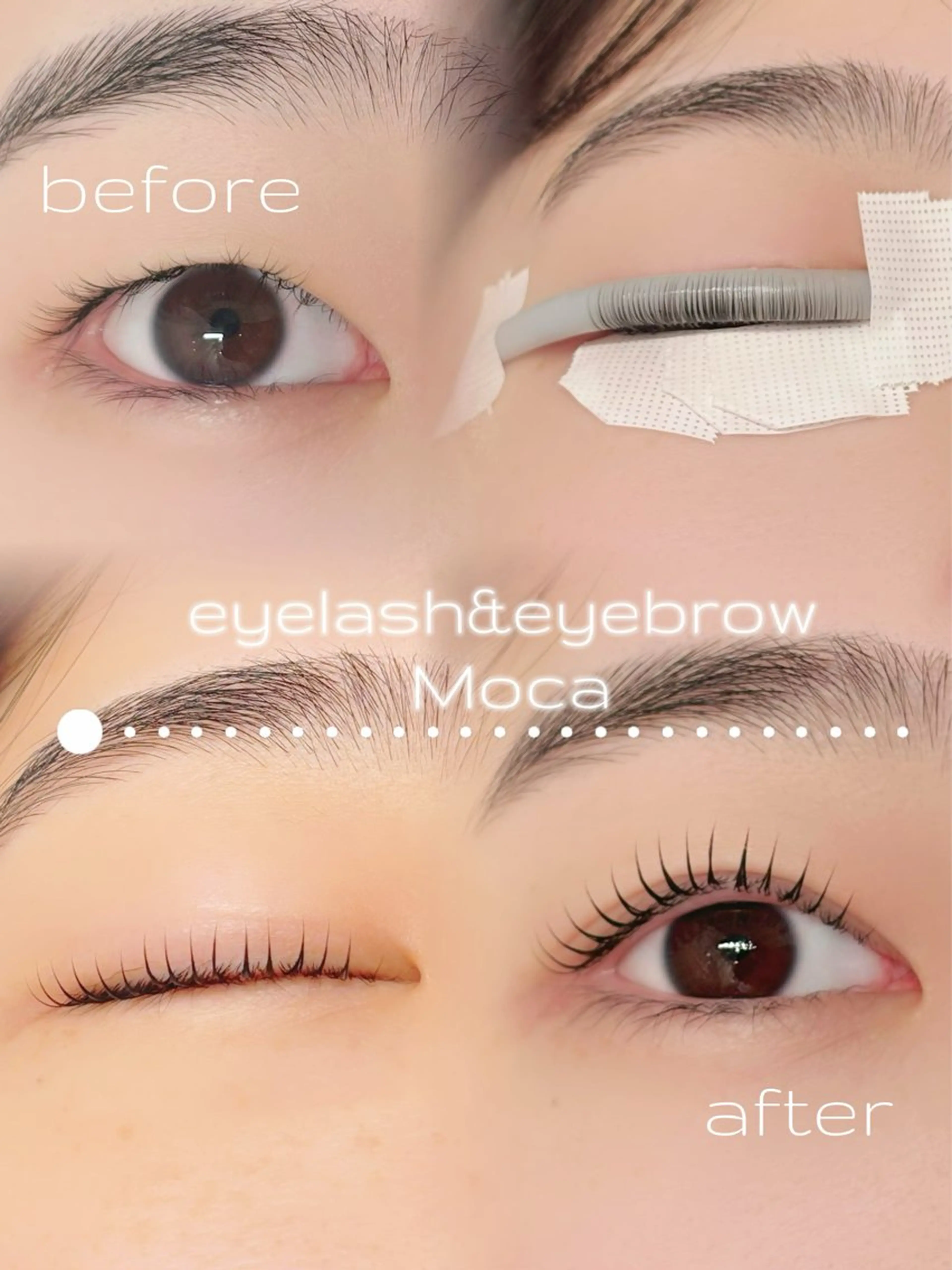 マツエク・マツパ moca MOCAのマツエク・マツパデザイン