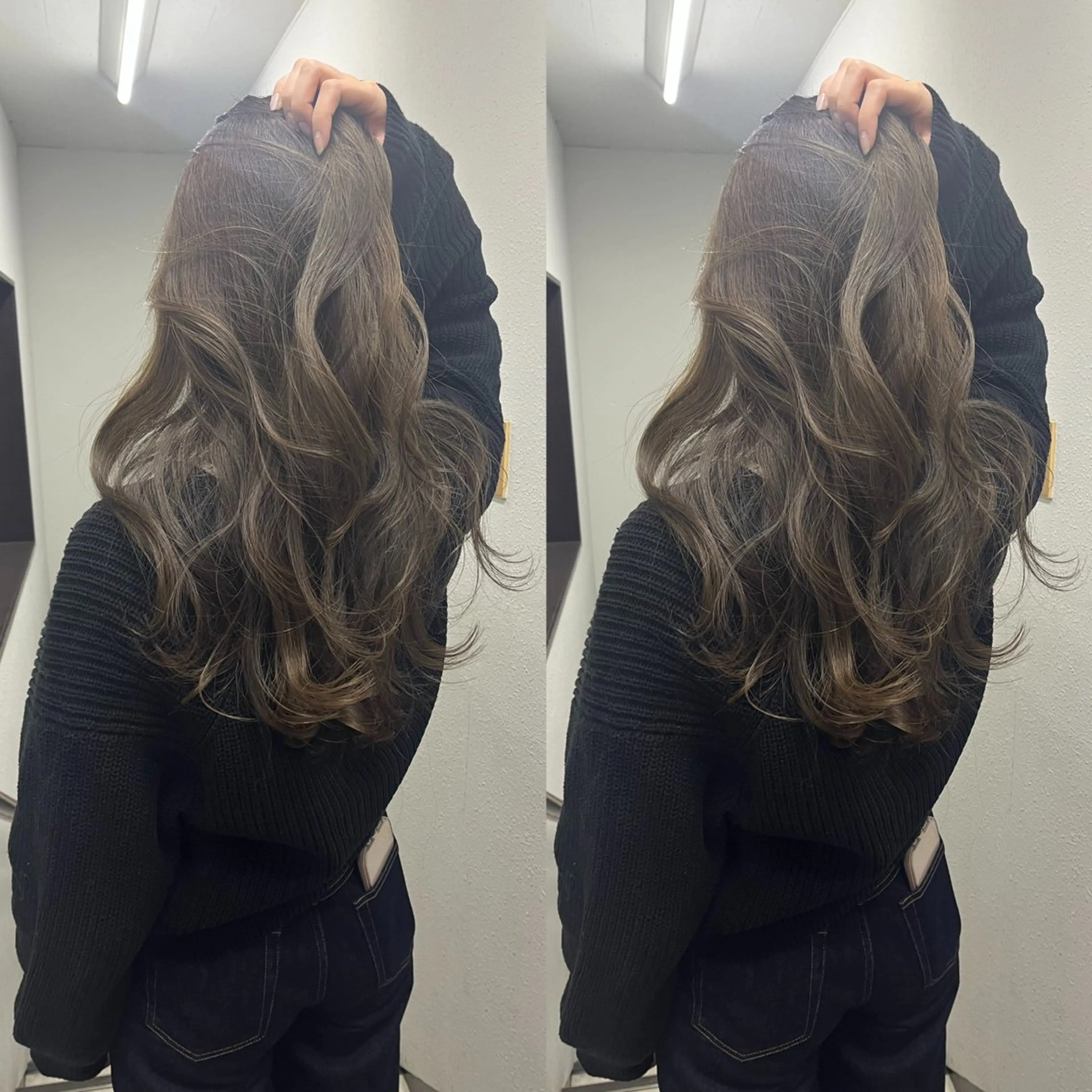 ロング カット ヘアカラー 💗レイヤーショート ボブ艶髪/竜也💗のヘアスタイル
