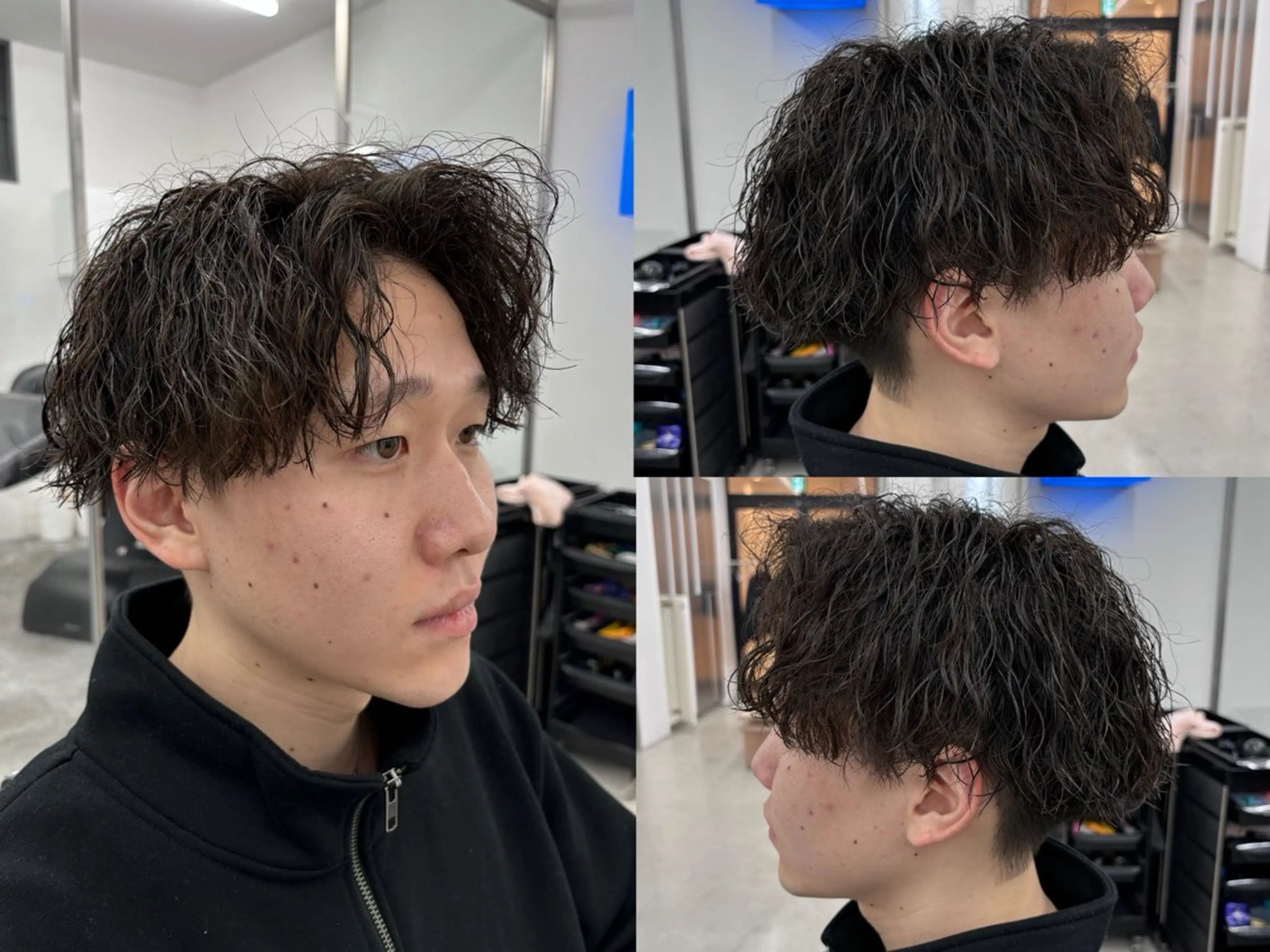 パーマ メンズ カット パーマ 土岐 仁/メンズ専門 パーマ特化美容師🔥のヘアスタイル
