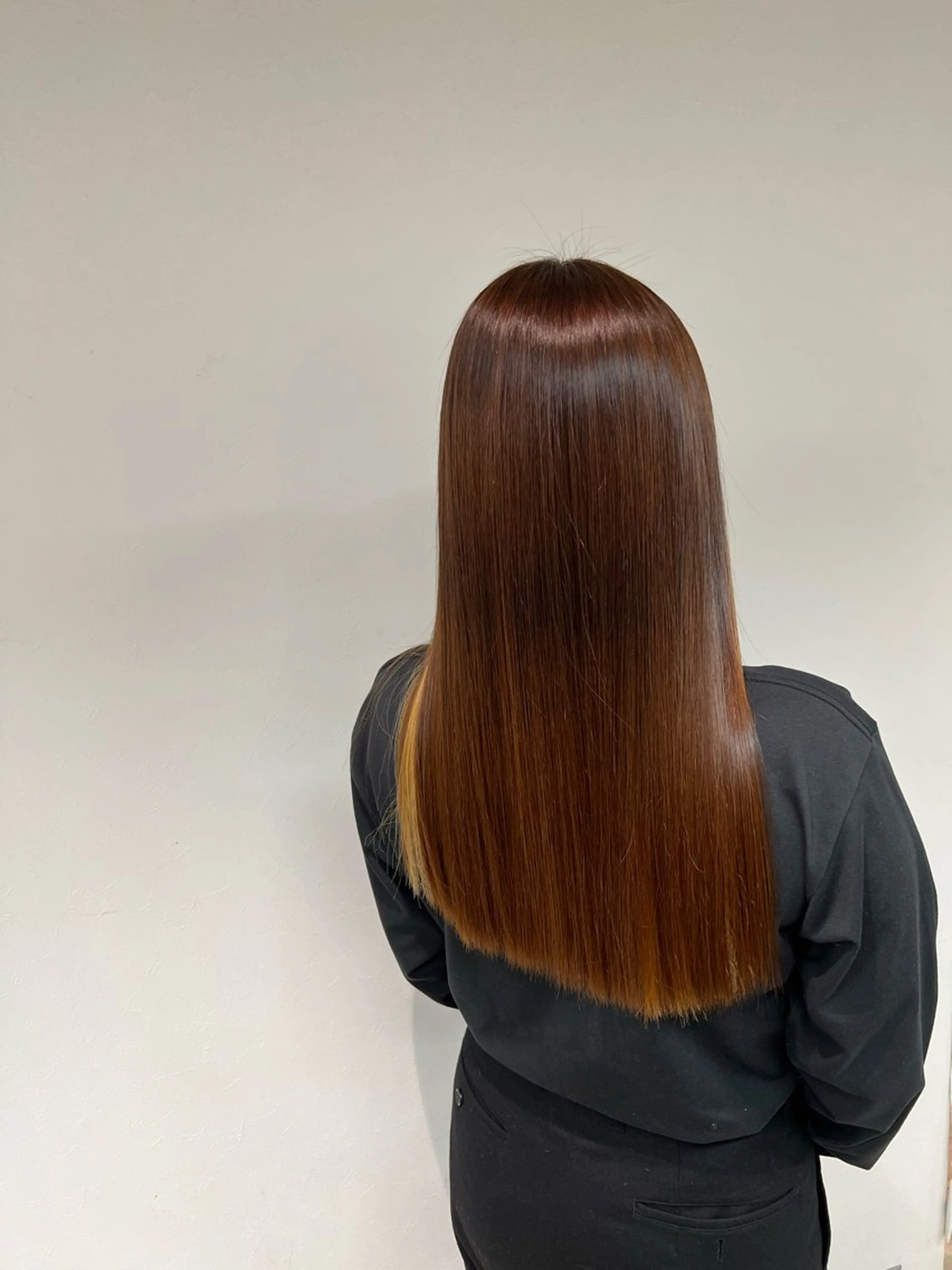 ロング 髪質改善 縮毛矯正 林 龍誠のヘアスタイル
